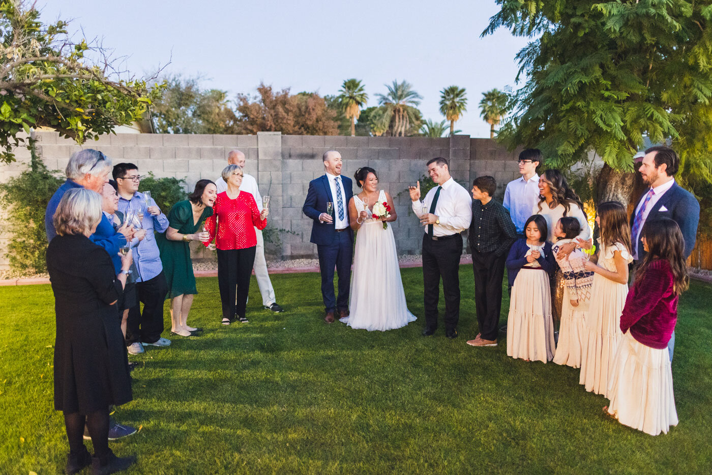backyard-wedding-toast
