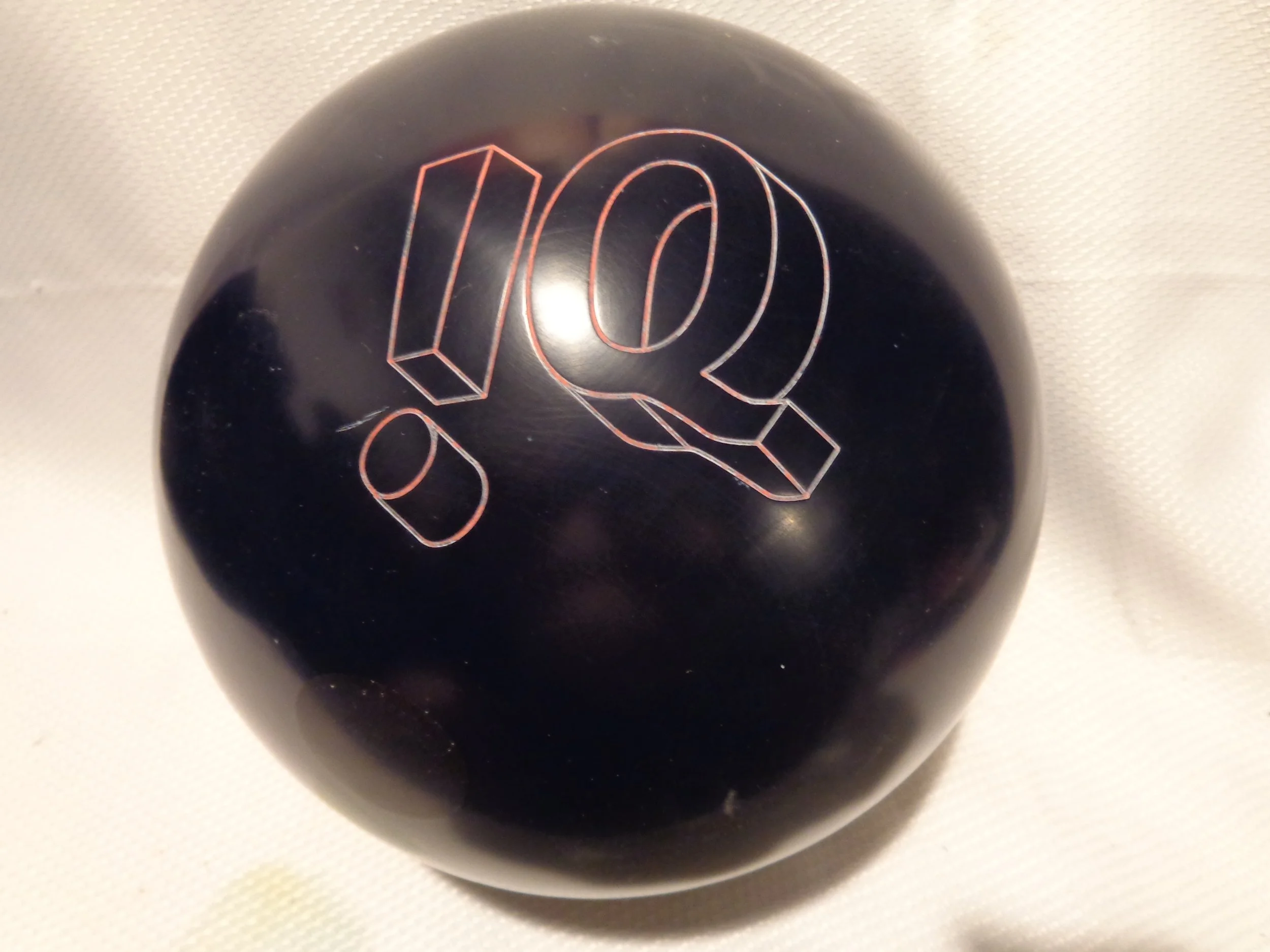 STORM ピッチブラック15lbp Storm Pitch Black 16 # 16lb Bowling Ball With Drilled Holes USA