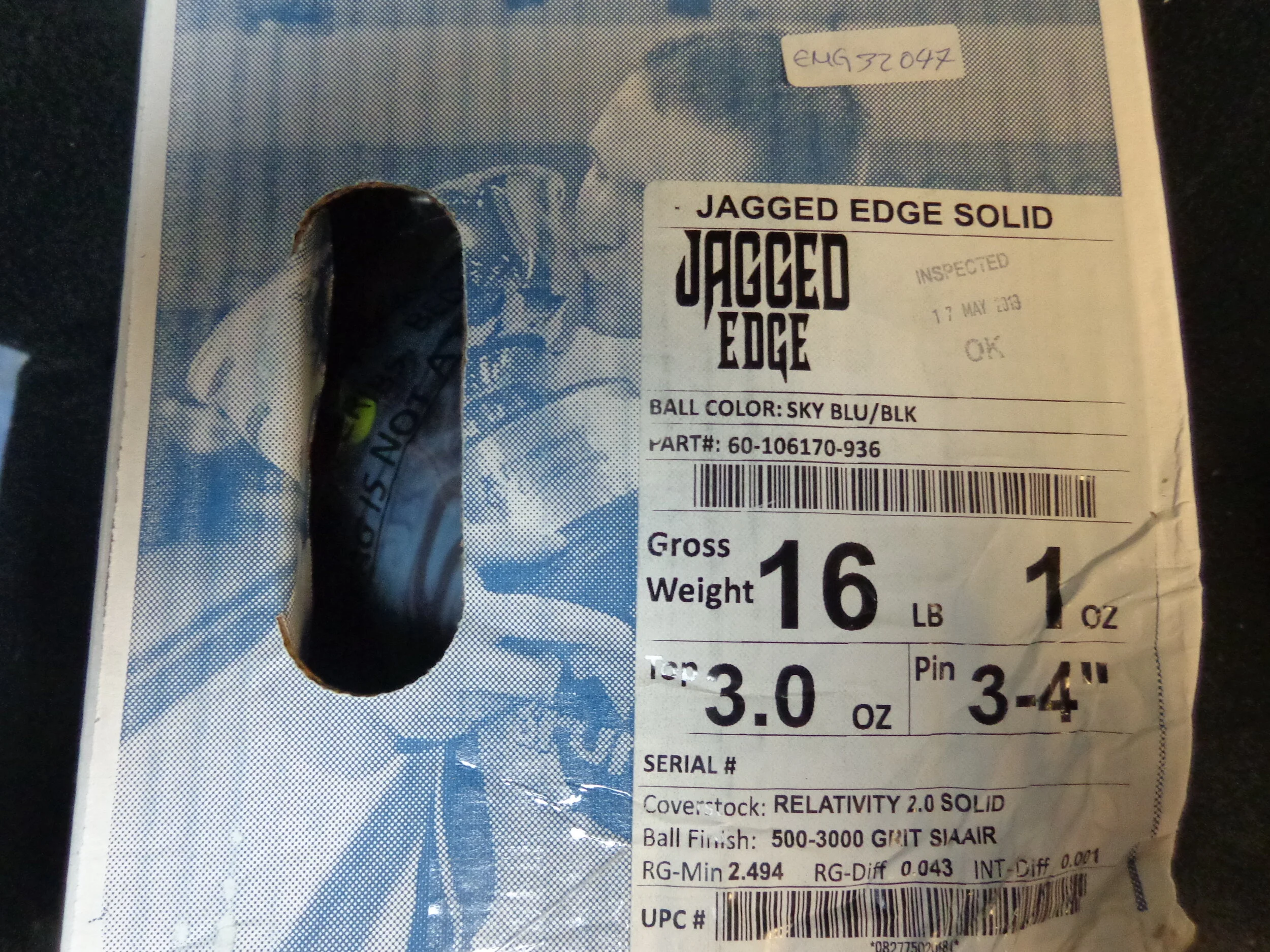 16 lb. Jagged Edge  Solid