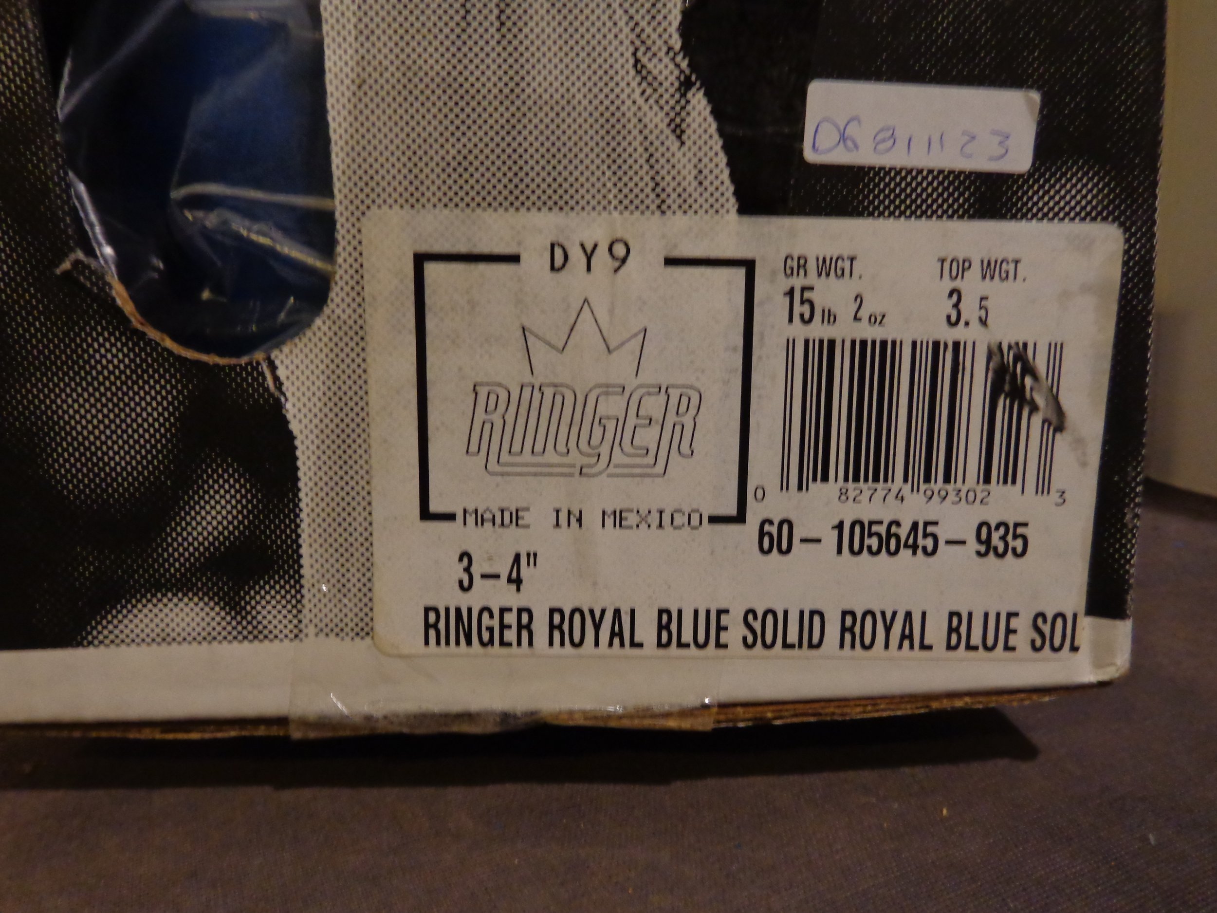 15# Royal Blue Ringer solid