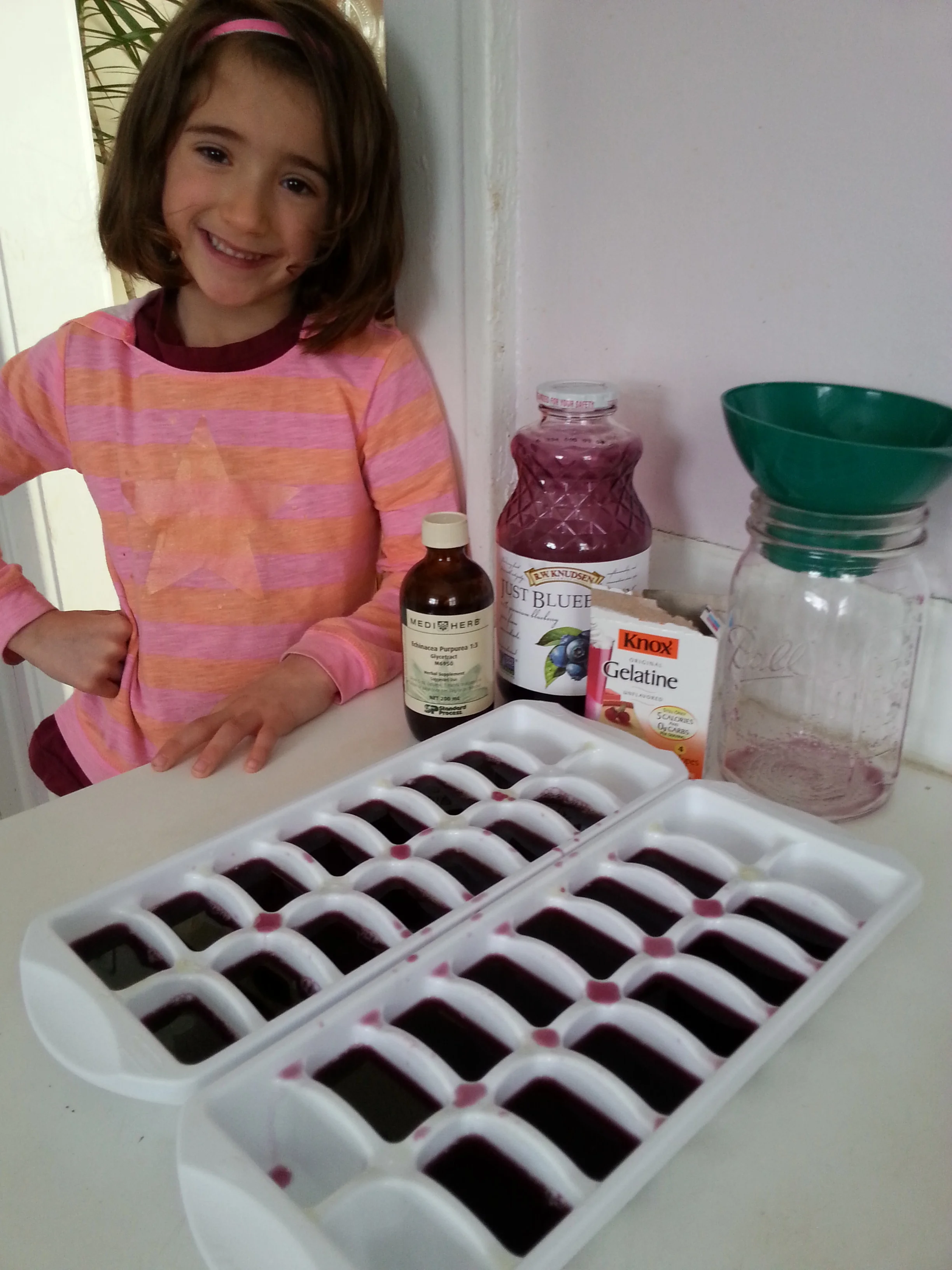 Homemade Jello Helps Kiddos Take Their Herbs