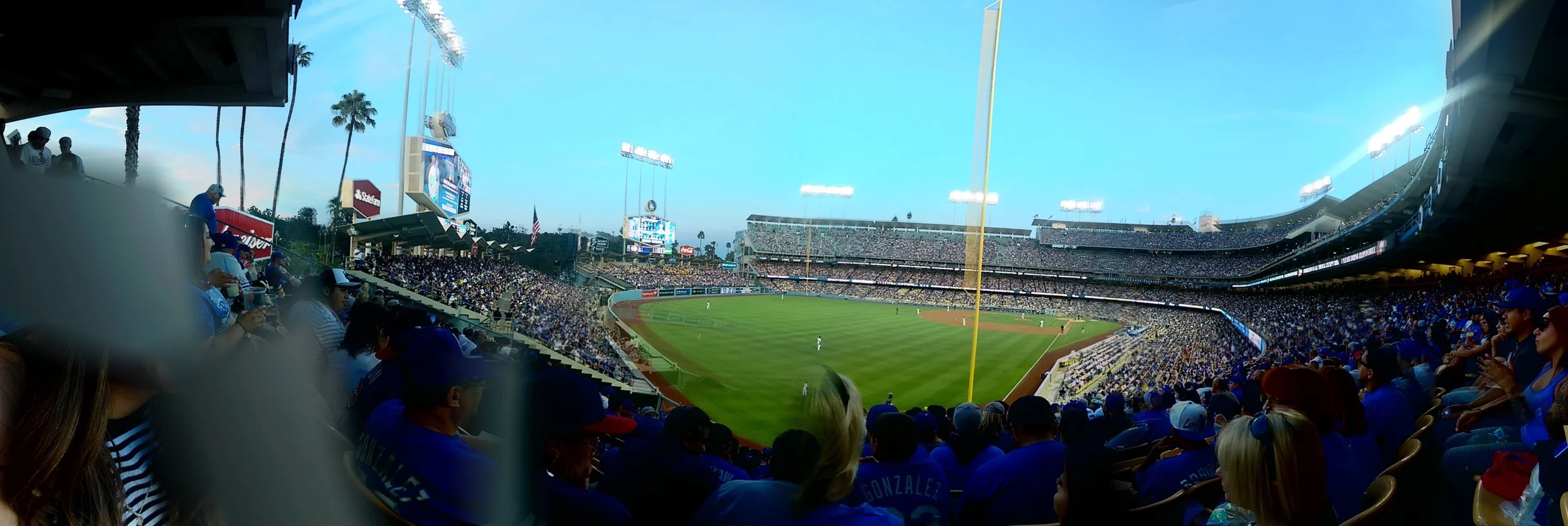 Dodger Stadium from our seats!
