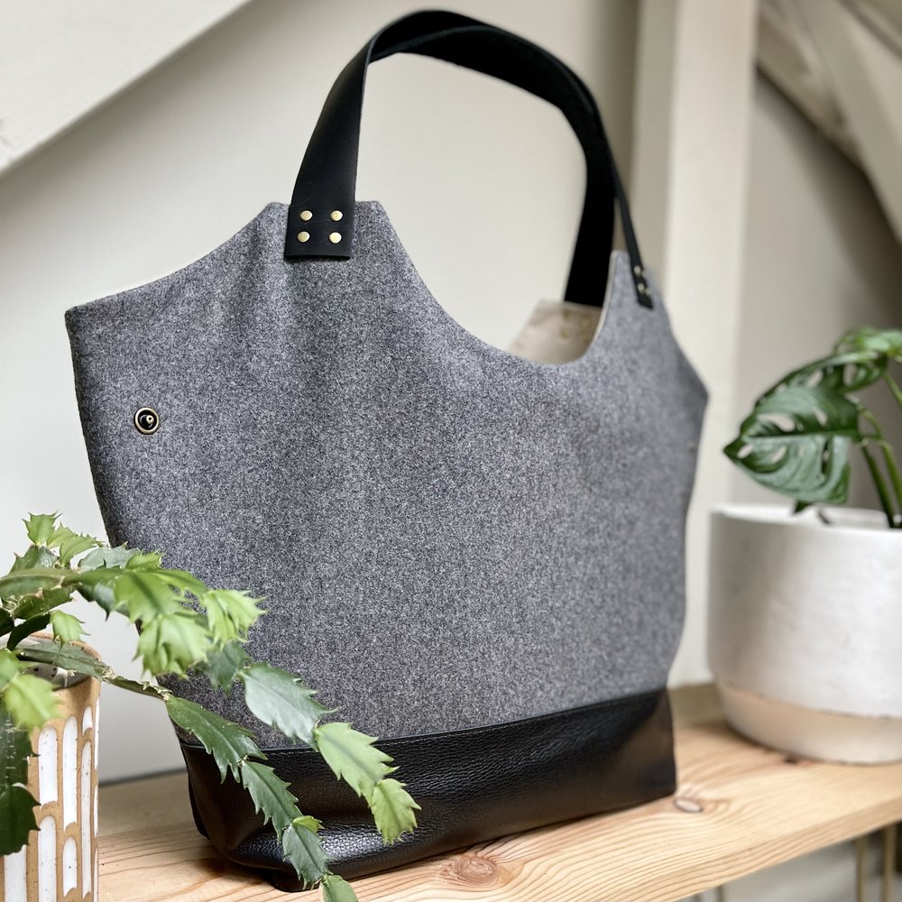 NW Convertible Tote in Woven — Frankie & Coco PDX