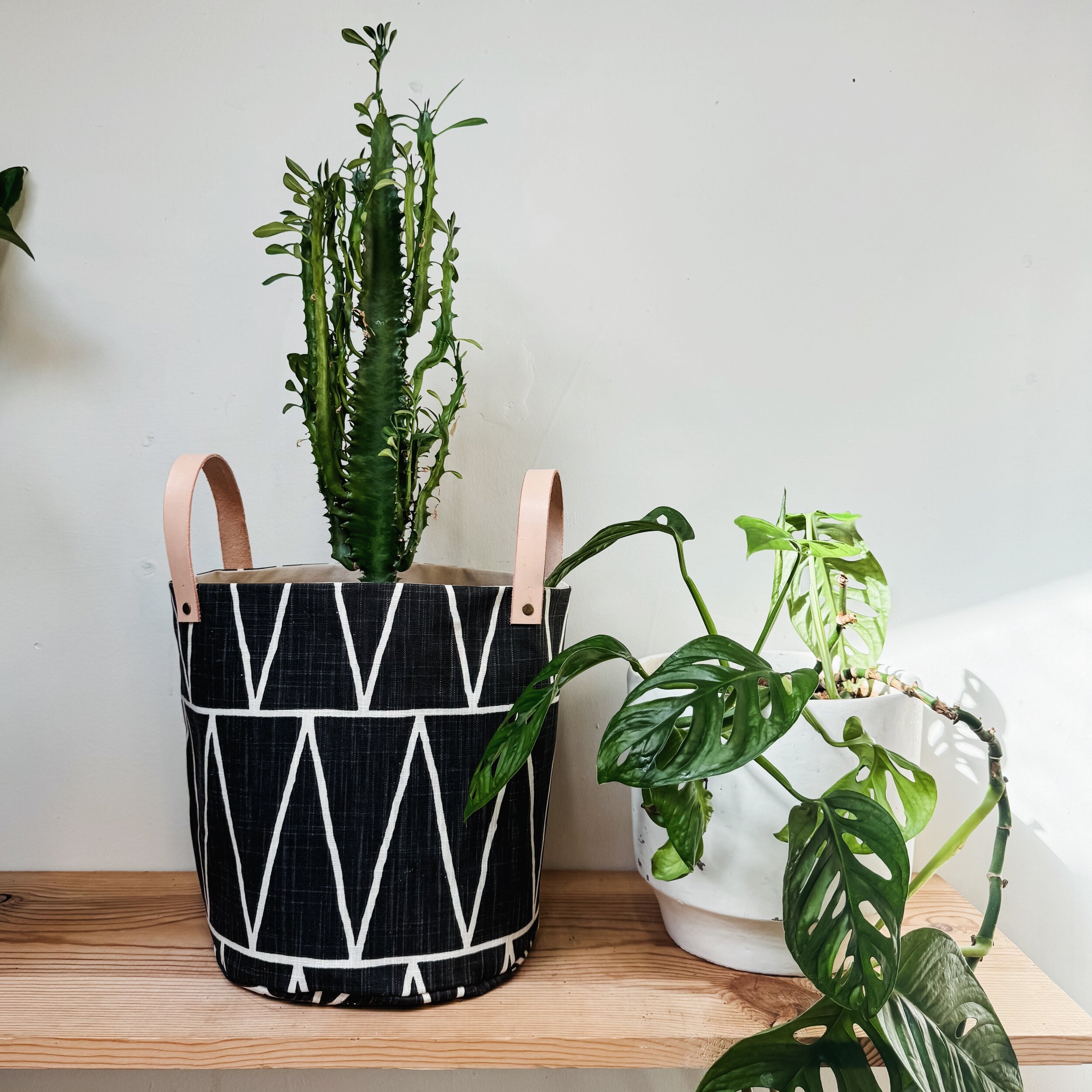 Fremont Basket in Charcoal Tri in medium. Perfect for plants and sunny days 🌿
.
.
.
.
.
.
.
.
#organization #modernhome #interiordecor #beautifulhome #function #storage #storageinstyle #organization #moderninteriors #frankieandcocopdx #canvasbasket 