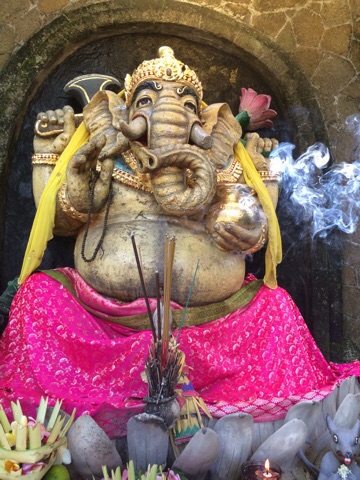 Ganesha shrine at Balibbu hostel