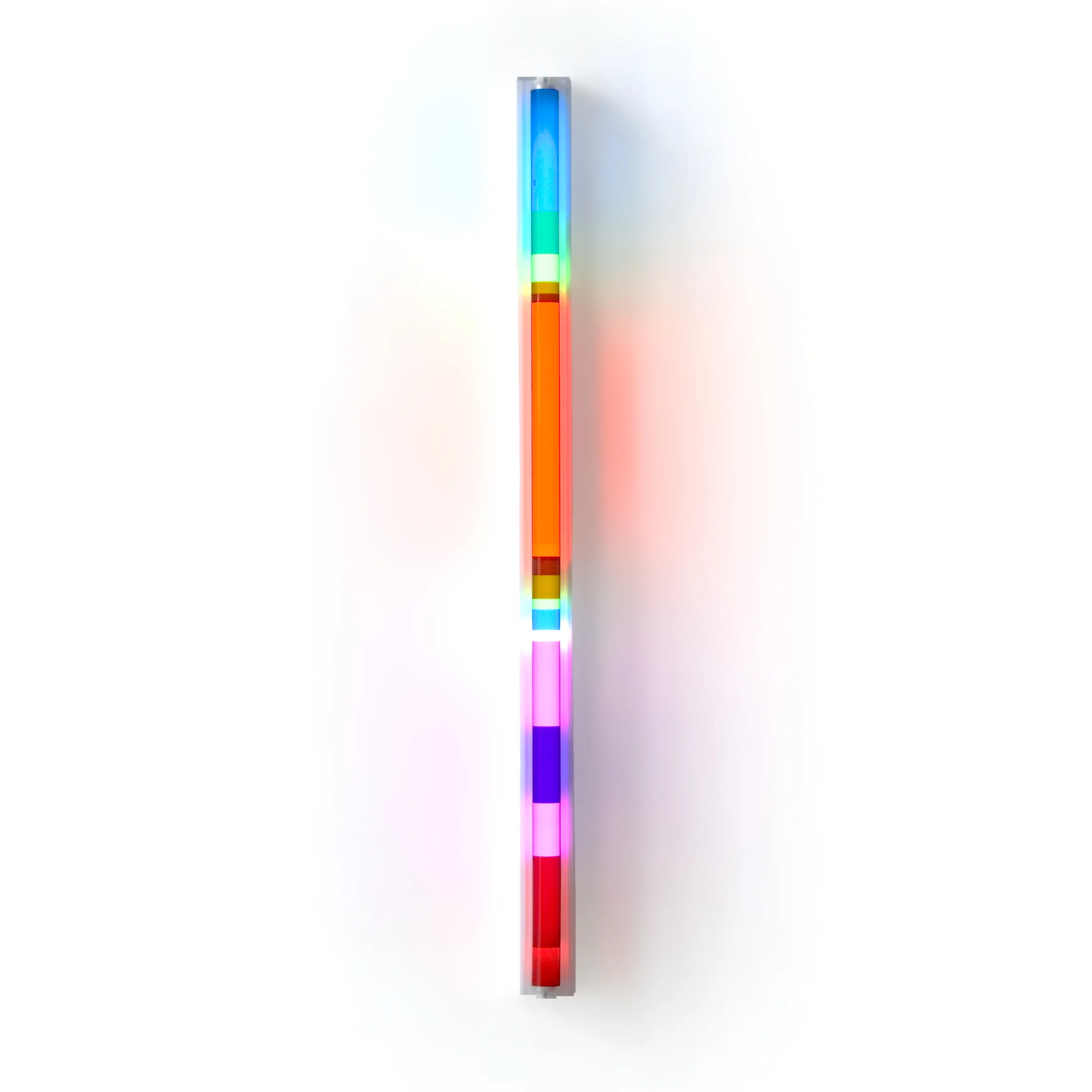 AN.AURORA is a limited release light art product designed and crafted in Austin, Texas. Up to 500 individually numbered pieces will be sold, assuming the supply of bulbs and strip fixtures remains accessible.