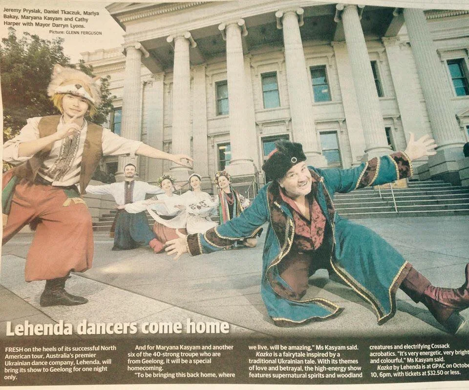 Our dancers with the Mayor of Geelong!