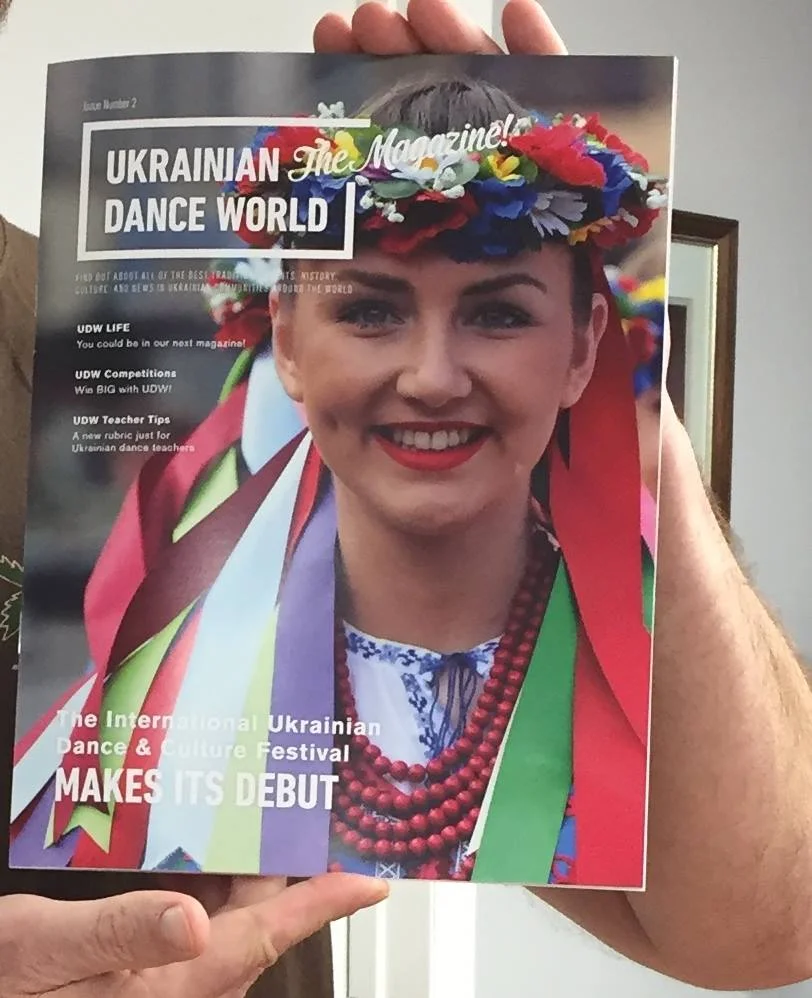 Feature in Ukrainian Dance World Magazine