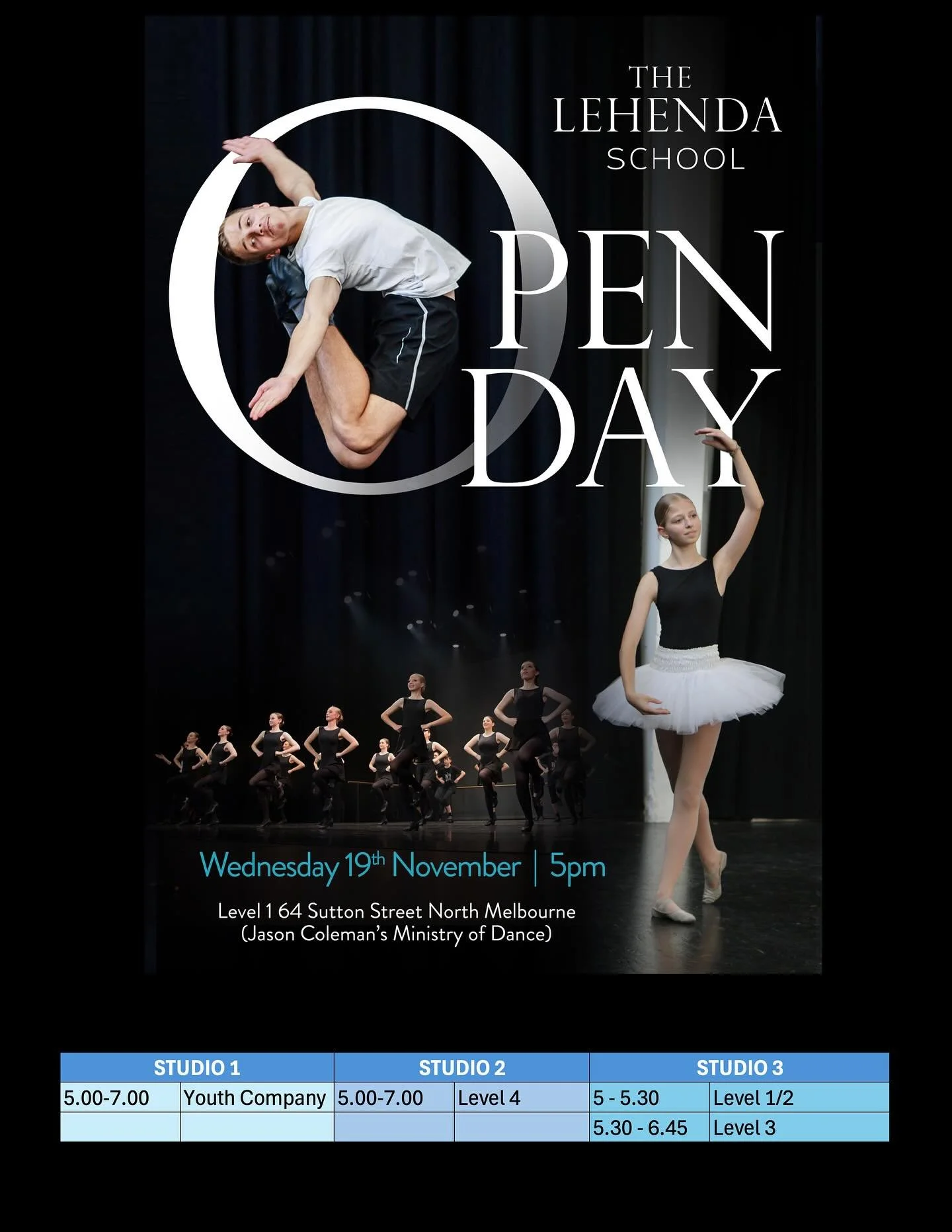 THE LEHENDA SCHOOL OPEN DAY &mdash; TONIGHT!

Step into the energy, passion, and spirit of Ukrainian dance at The Lehenda School!
Tonight, experience what makes our community so special &mdash; live classes, rehearsals, our wonderful teachers, and th