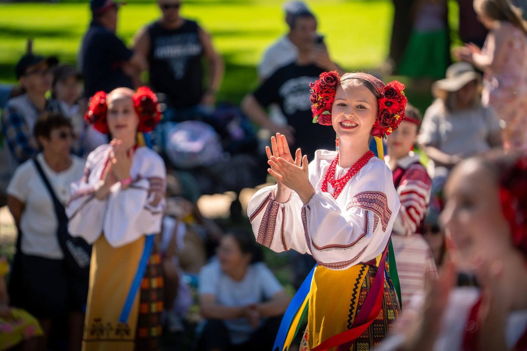 A stunning photo of our dancers from Sunny Ray Shots  from the Moomba Festival parade!