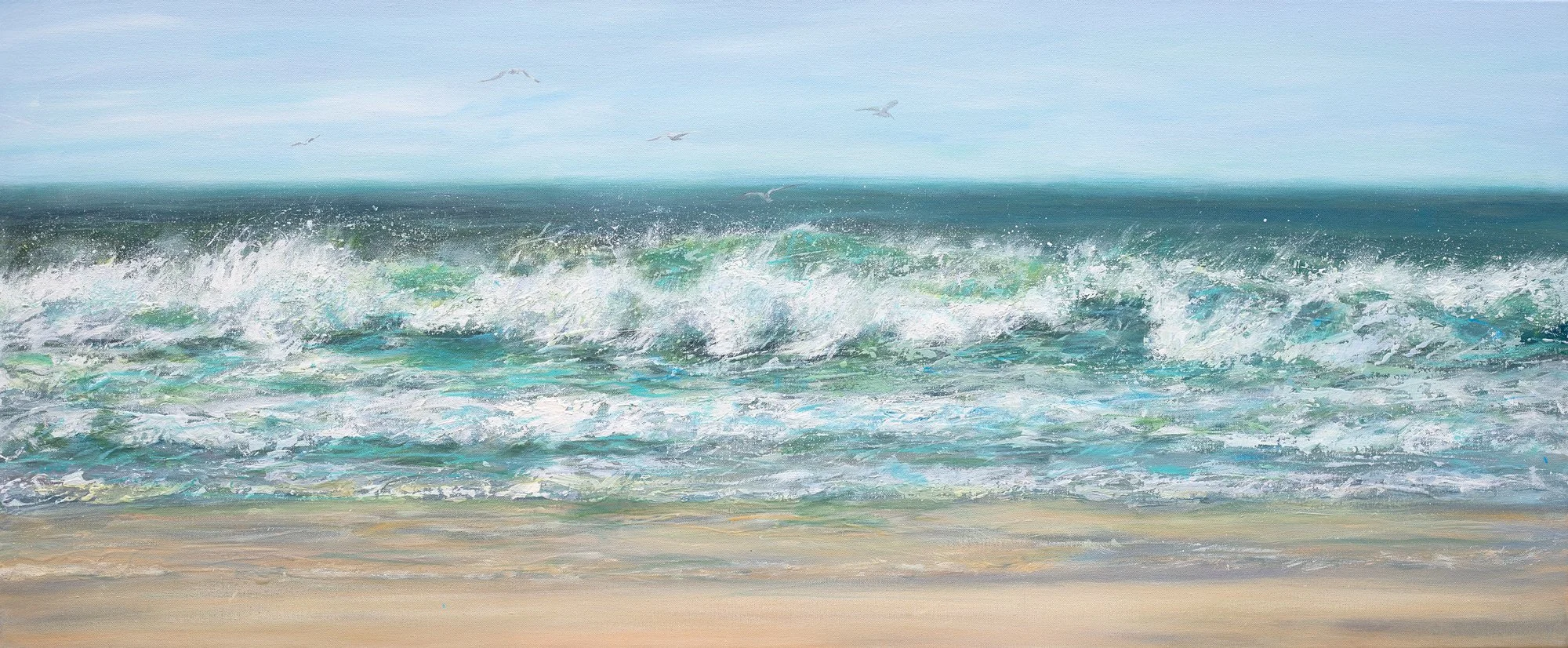 Panoramic Art Print - 'Sea View'