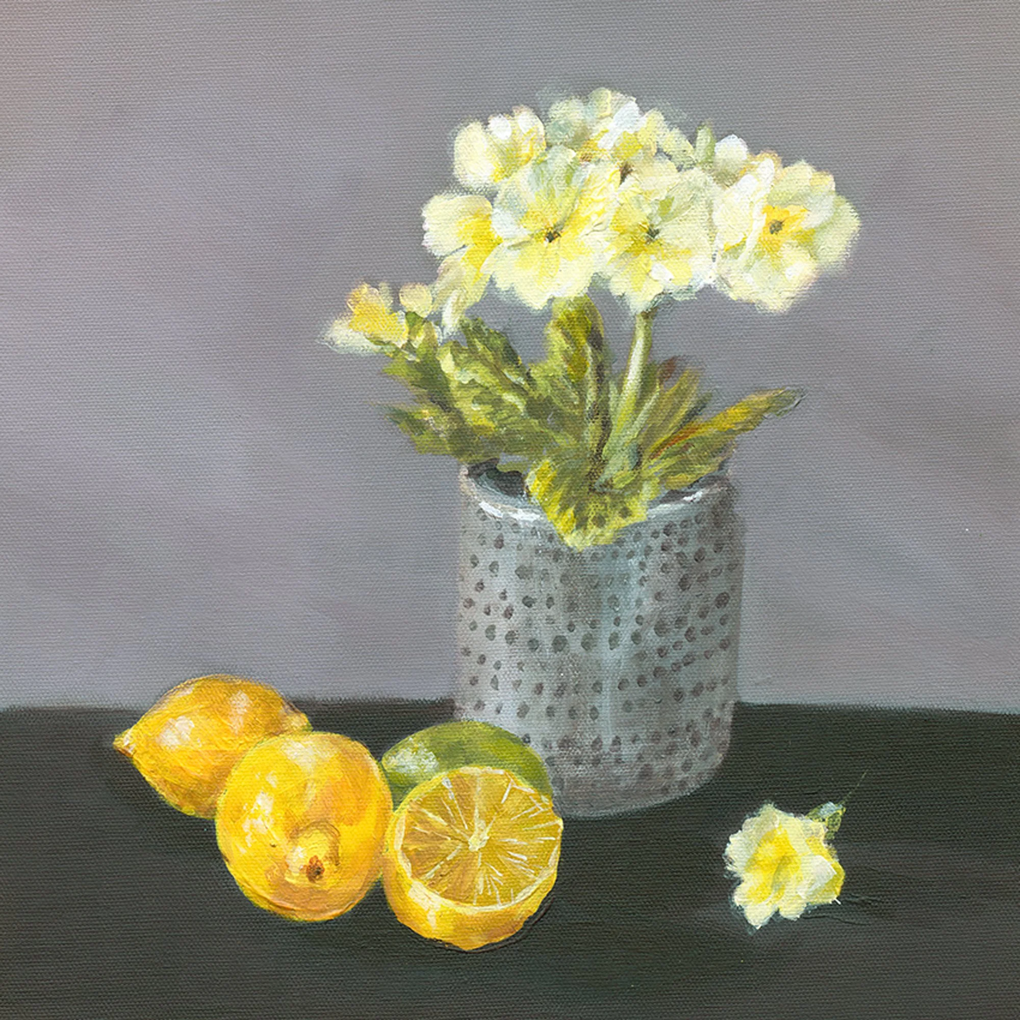 Spring Flowers and Fruit - Still Life Painting