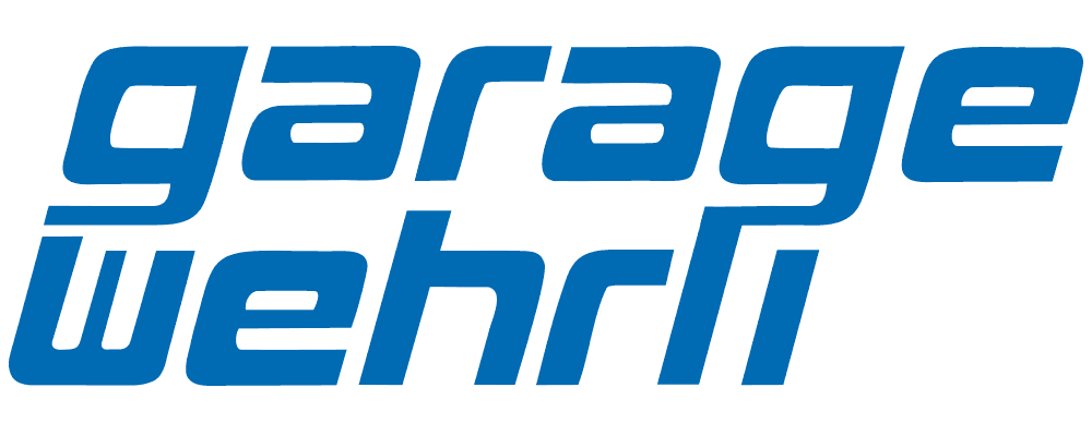 Variante 2 Logo im gleichen Stil und der gleichen Farbe wie dasjenige der Garage Ehrat