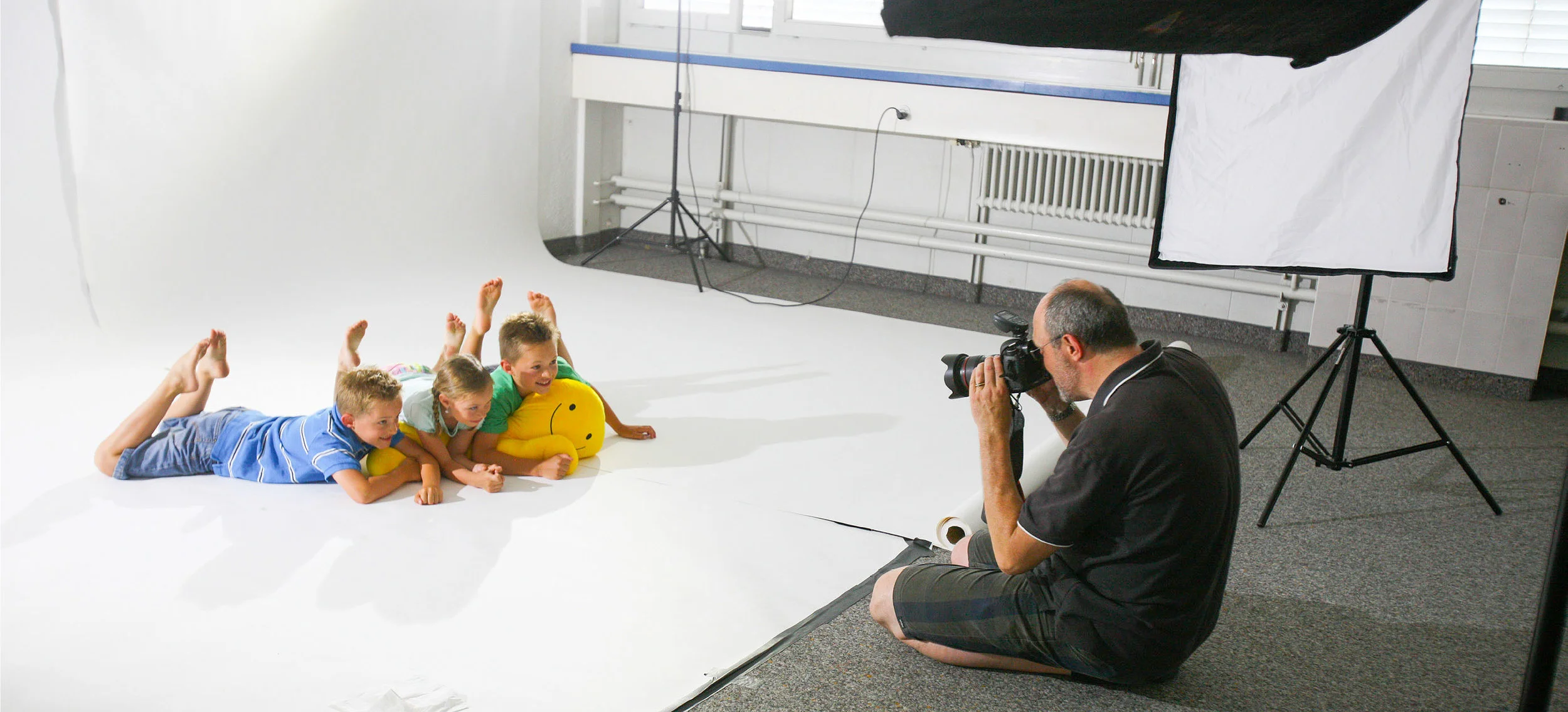 Beim Shooting. Keine Kabel behindern den Flow (Foto: Ursula Schäublin)
