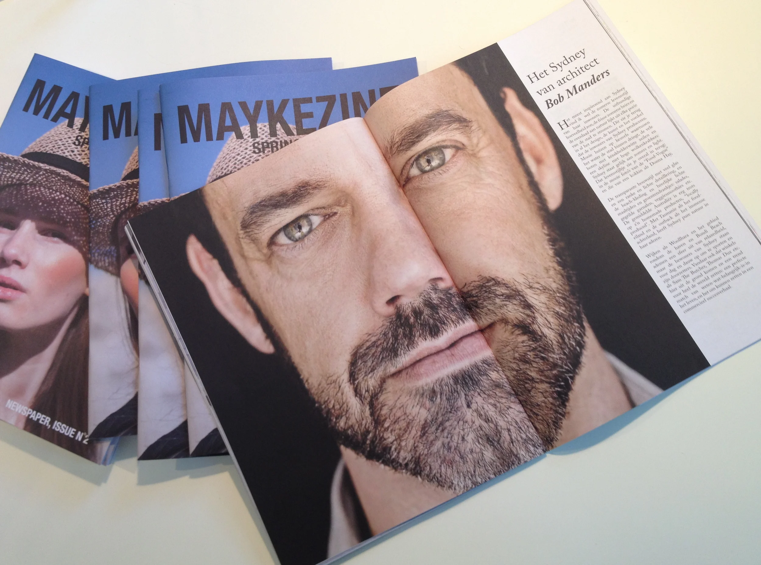 New Interview in Maykezine Spring-Summer 2014