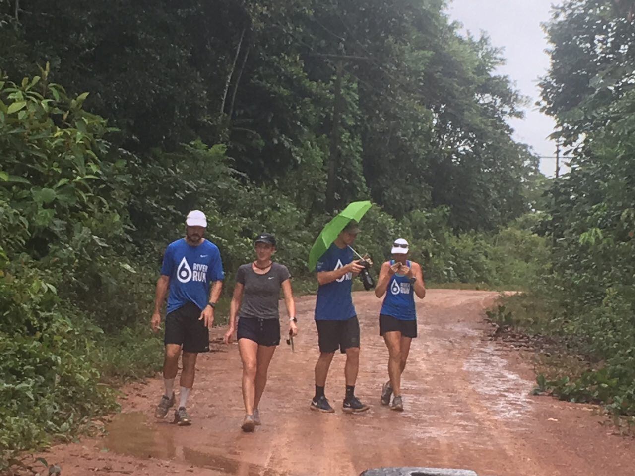 Drenched in the Amazon. 