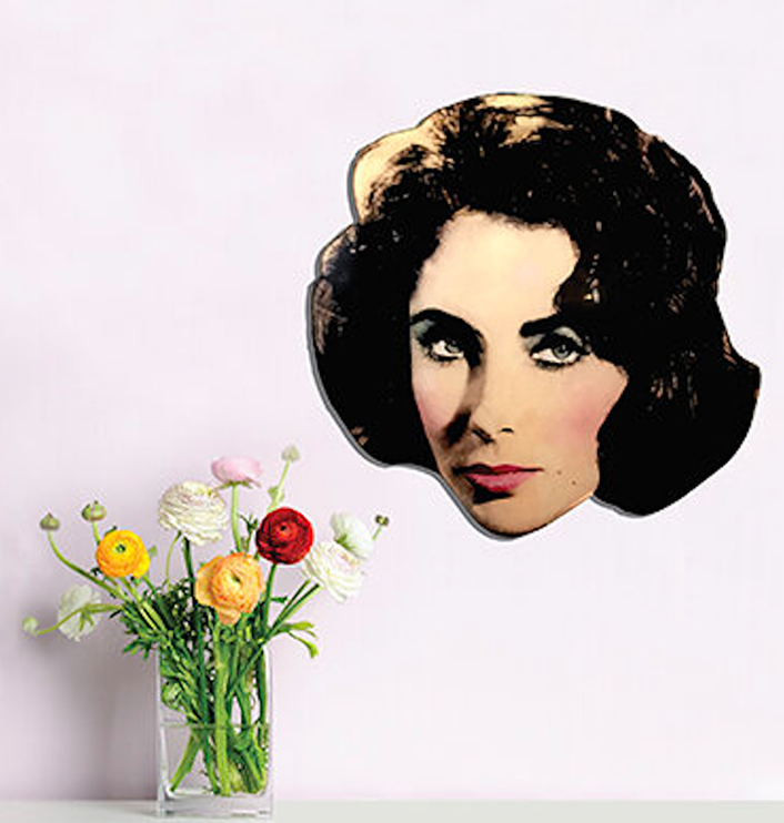 Elizabeth Taylor mask Creative direction and Product Design by Rodney Kizziah Los Angeles