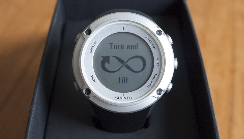 Compass calibration. You do the turn and tilt.