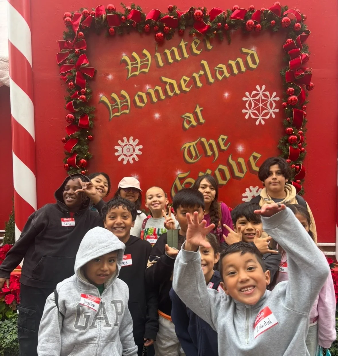 Holiday magic was in full swing today at @thegrovela 🎄✨

Thanks to the incredible generosity of We Benefit Children @webenefitchildren our UrbanPromise kids spent the day at The Grove soaking in Christmas joy, laughter, eating cookies and milk with 