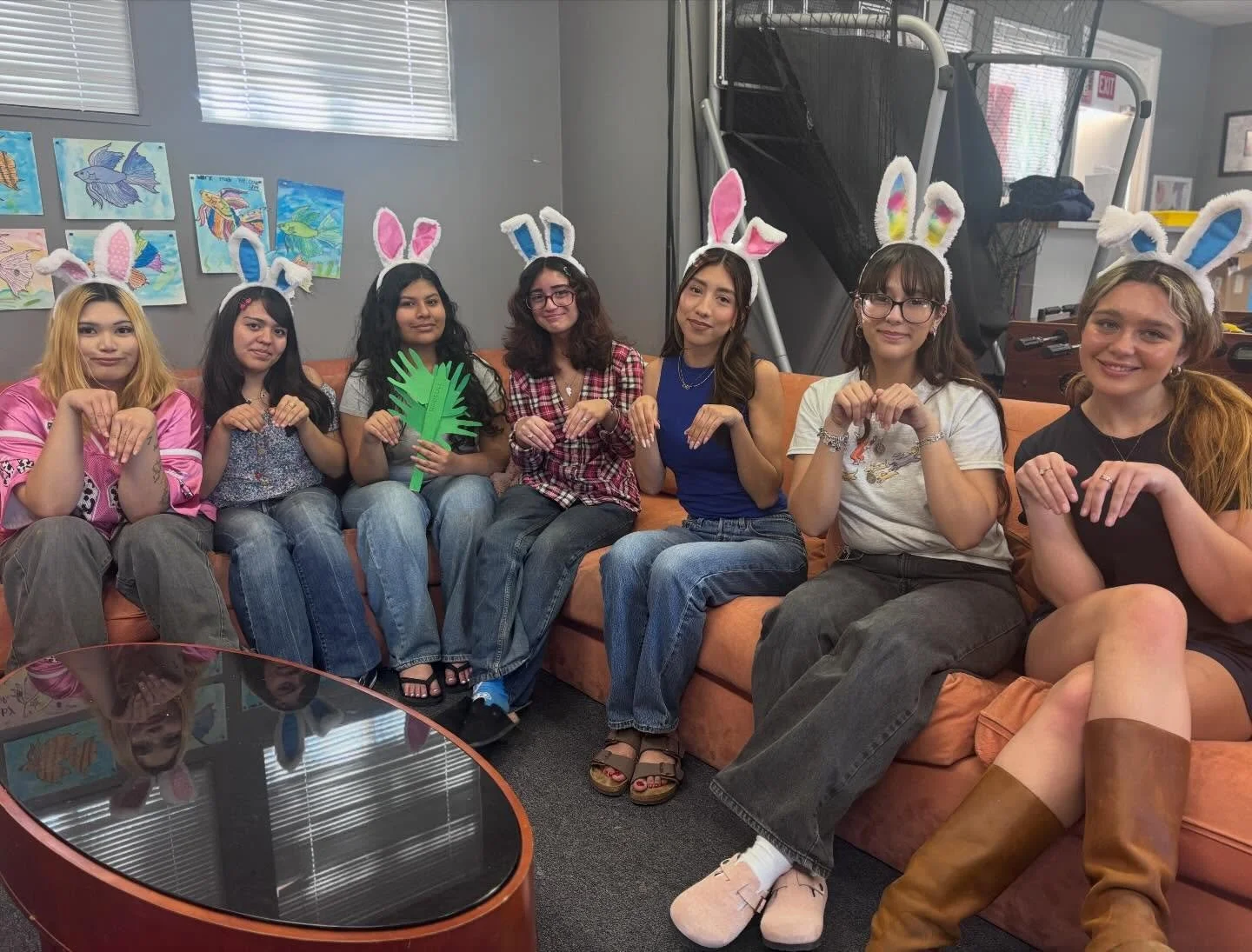 Easter StreetBunnies Reporting for Duty✨🐰🌴&mdash;> to bring the Easter Story to life! To make sure that every kid hears the Good News that Jesus already laid down His life for us to be set free! 

These girls are consistent! Inspiring! Faithful!