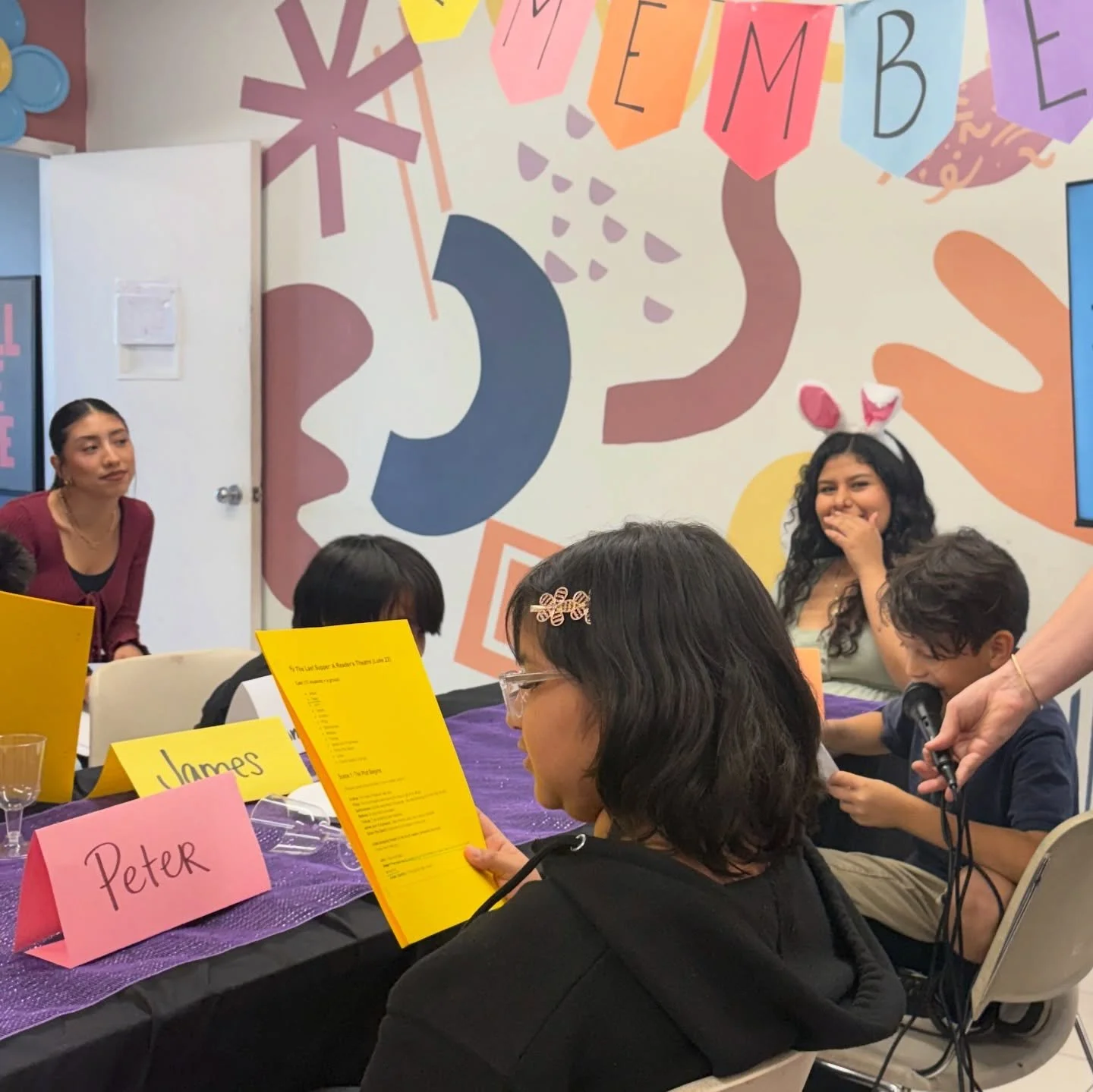 A Table Read at the Lord&rsquo;s Table! 

We experienced the Last Supper together with the aid of a group script and a little reader&rsquo;s theatre magic - everyone played their part beautifully. 

Jesus taught his disciples, and He&rsquo;s still te