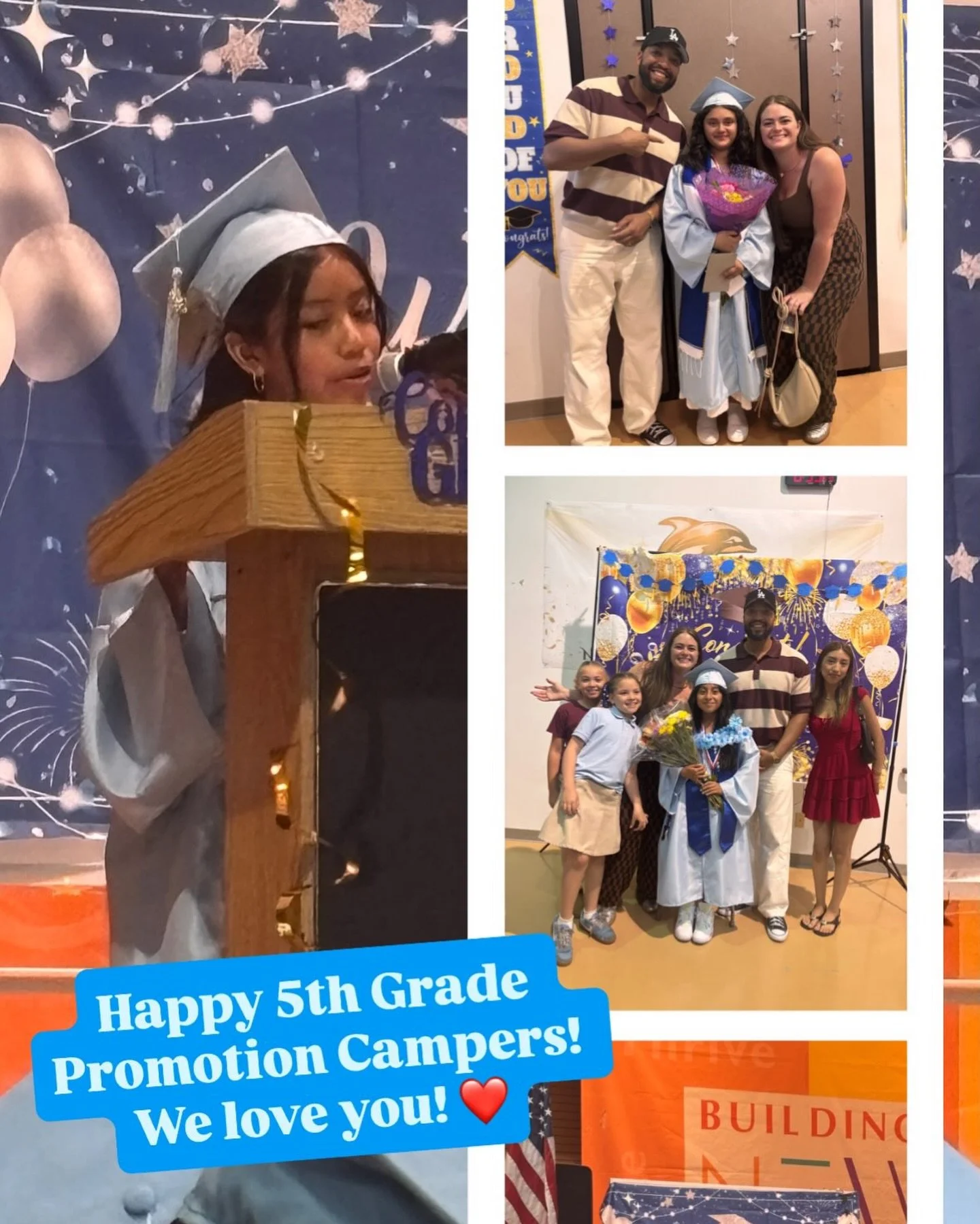 Congratulations to ALL of our 5th graders graduating elementary school! 🎓🐬 Shoutout to Naomi for the tickets!

You&rsquo;re such a special group, and we&rsquo;re honored to be part of your journey. We&rsquo;ve loved cheering you on, watching you gr