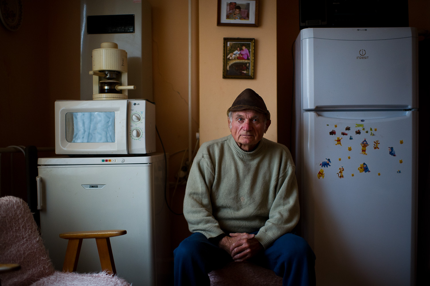 After 40 years and four days of employment as mine rescue operator, László Balázs retired in 1990, when the mine was shut down.