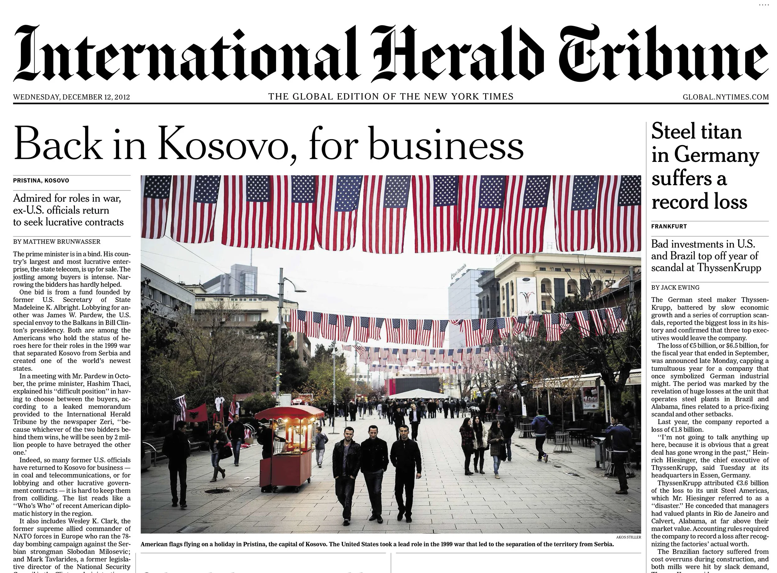 International Herald Tribune