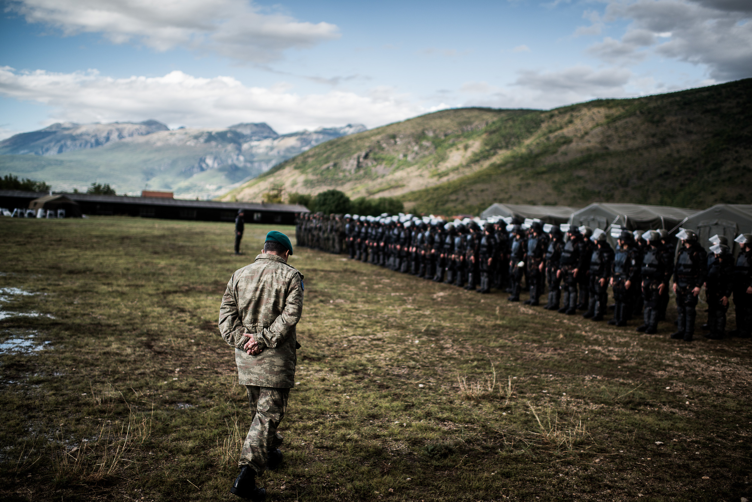 Military excercise near Mostar, Bosnia
