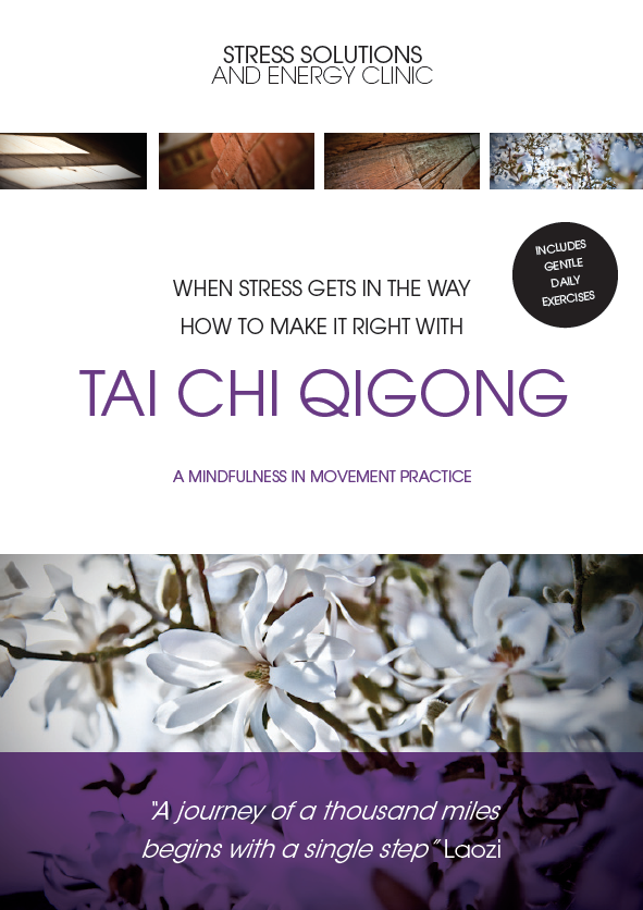 Tai Chi QiGong workbook, techniques and exercises for stress reduction - mindfulness in movement