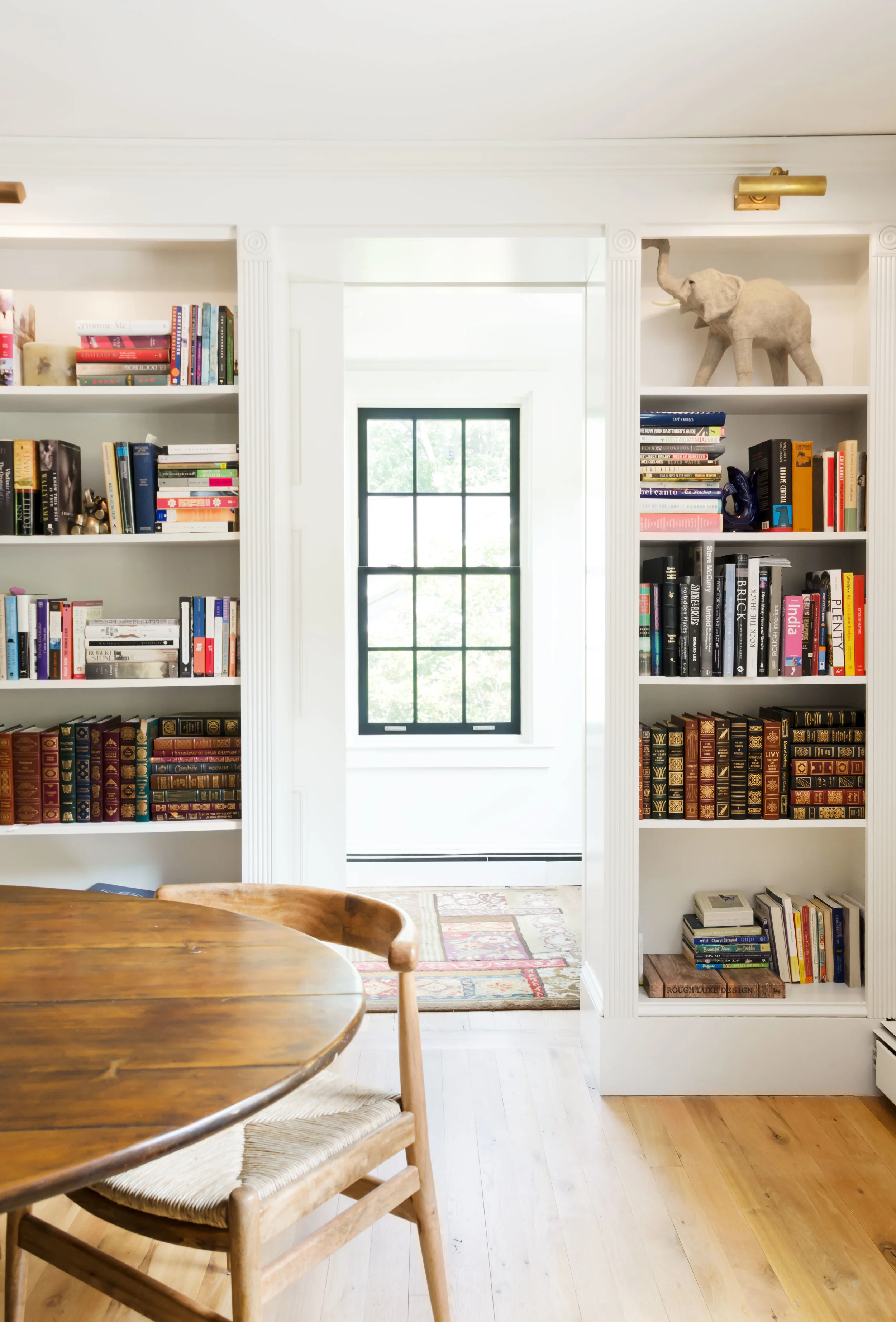 Built-in bookcases