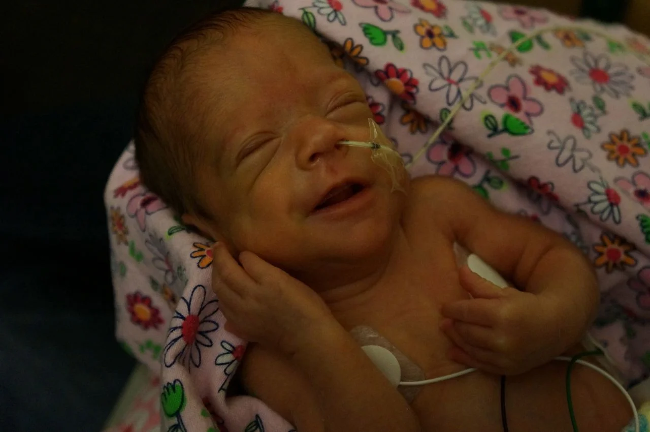 Hattie smiling!