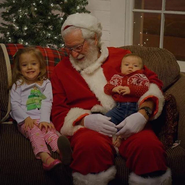 Hattie loved meeting Santa this year. Merry belated Christmas. #Christmasovergram #latergram