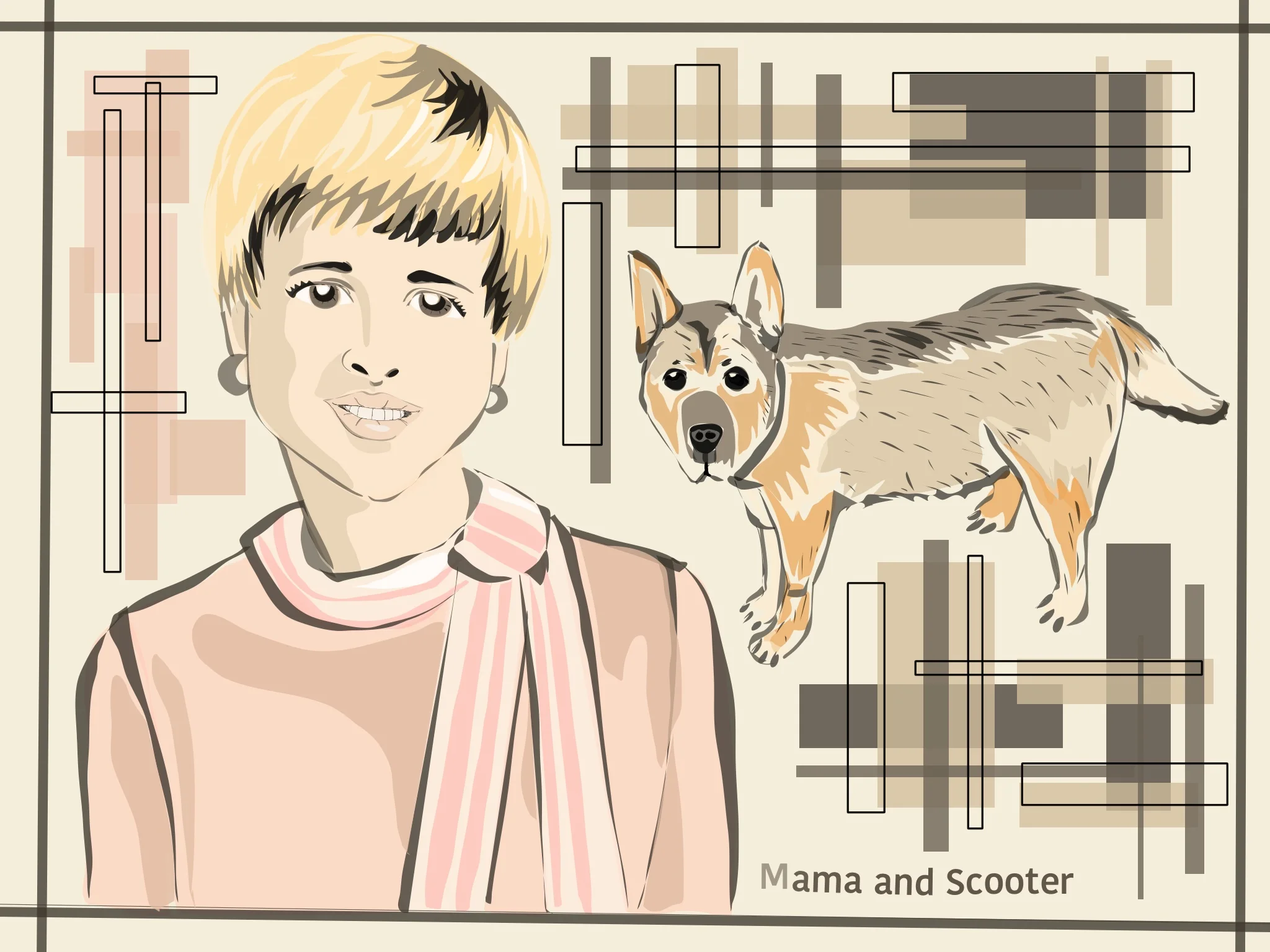 Mama and Scooter Springfield