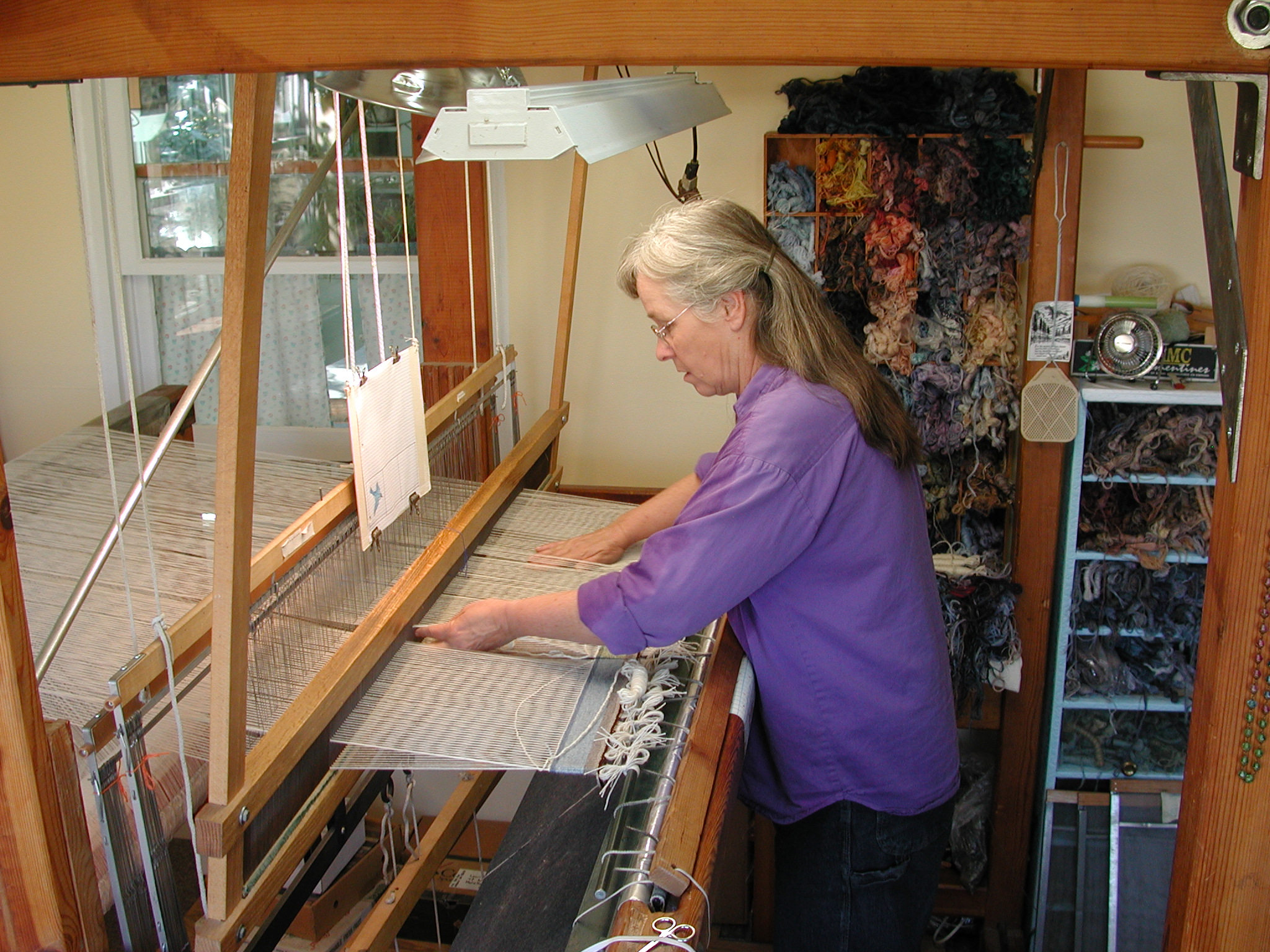 Laurie weaving.jpg