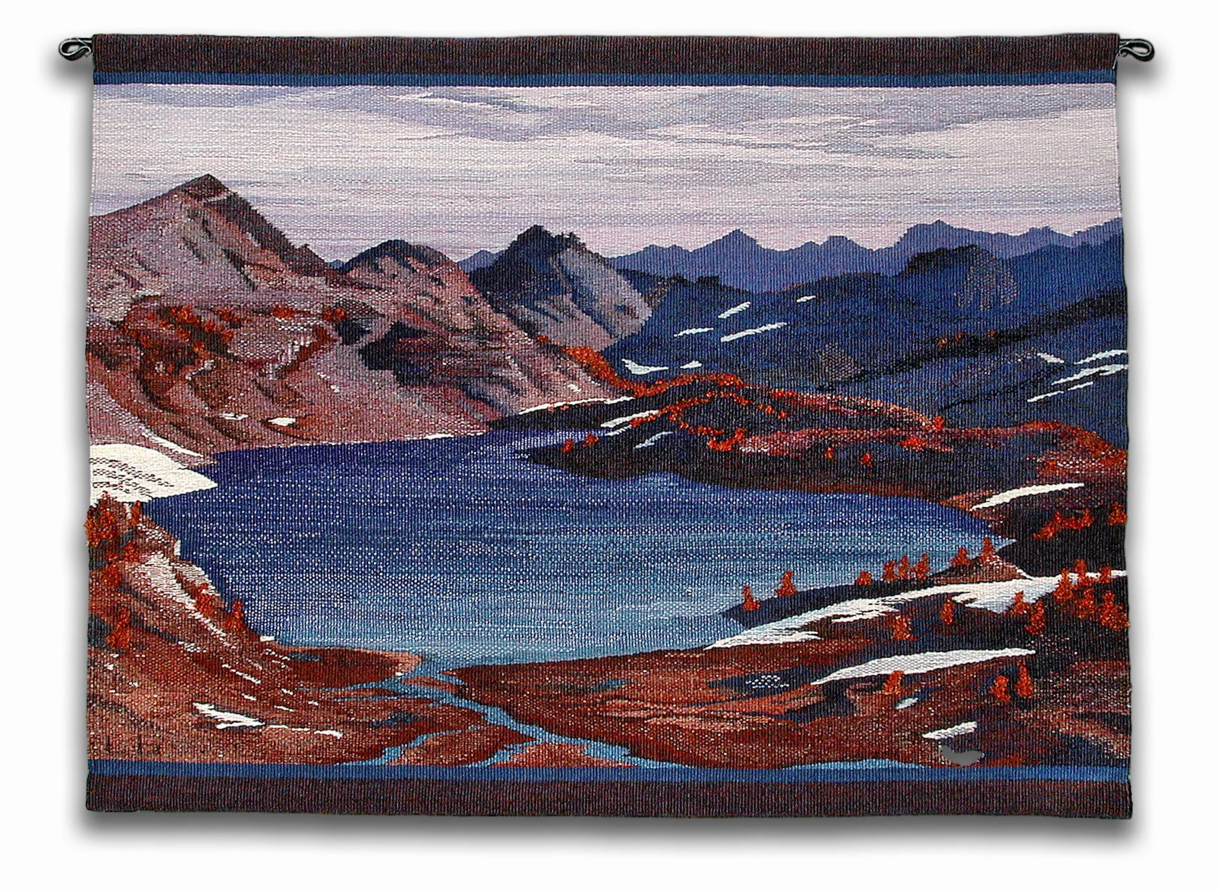 Upper Ice Lake, 38" X 29" This was commissioned to celebrate a new company, Ice Lakes Fruit.