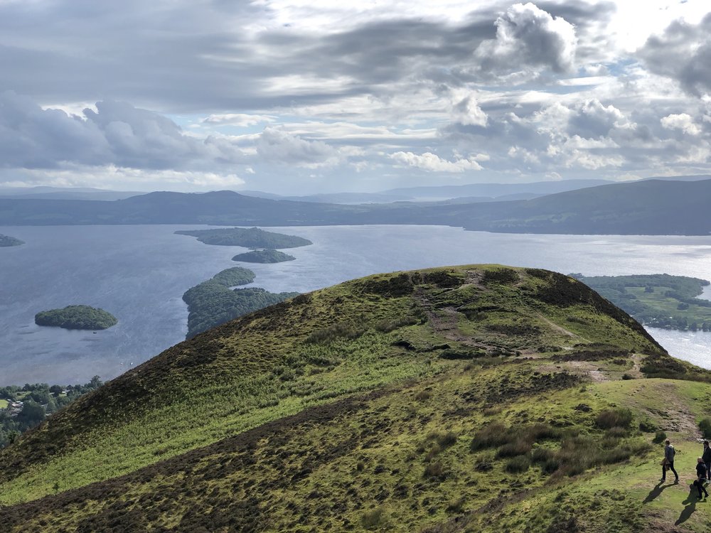 Loch Lomond from the summit of Conic Hill