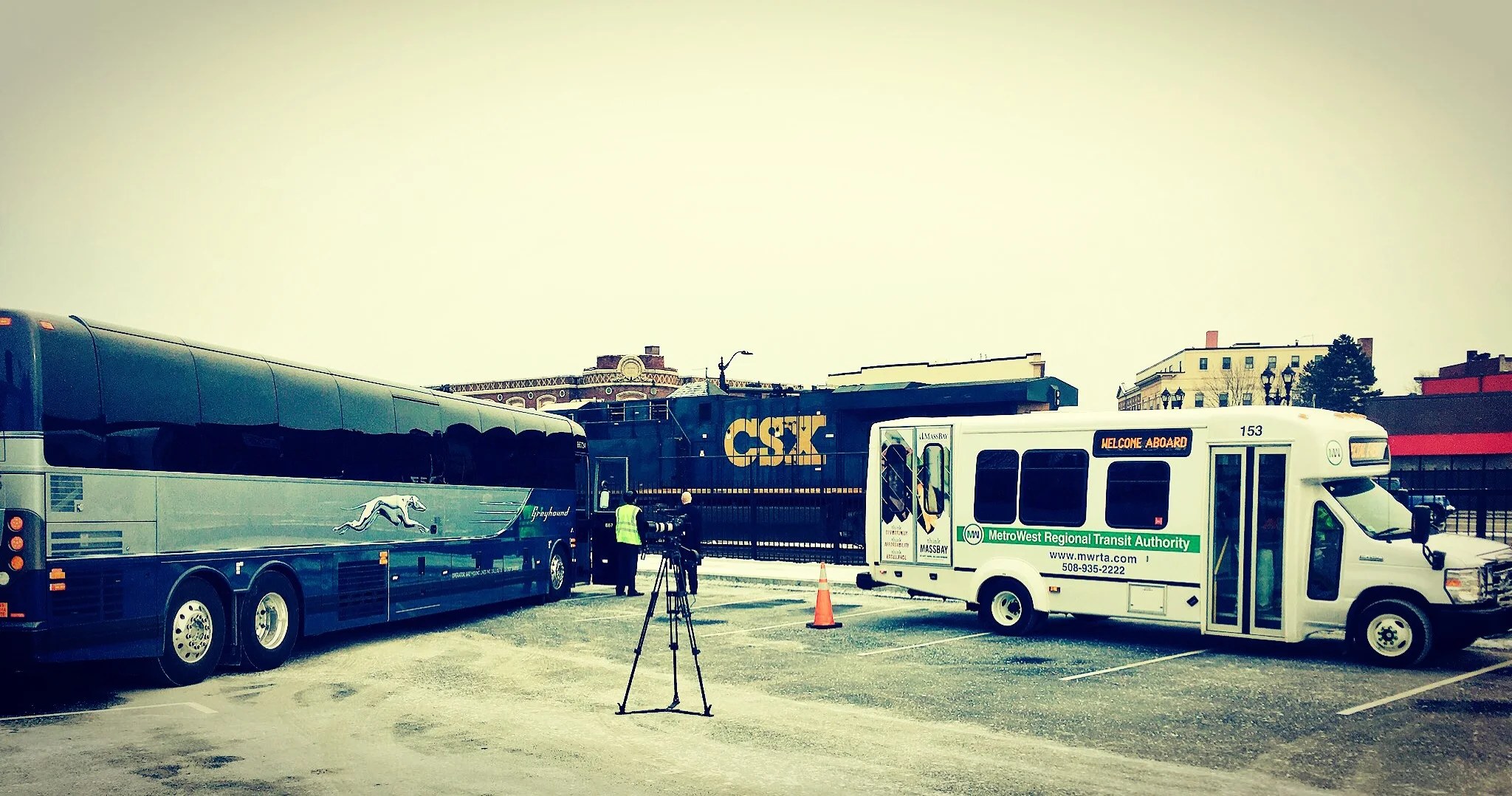 Confluence of freight and public transit systems at the MWRTA Intermodal site