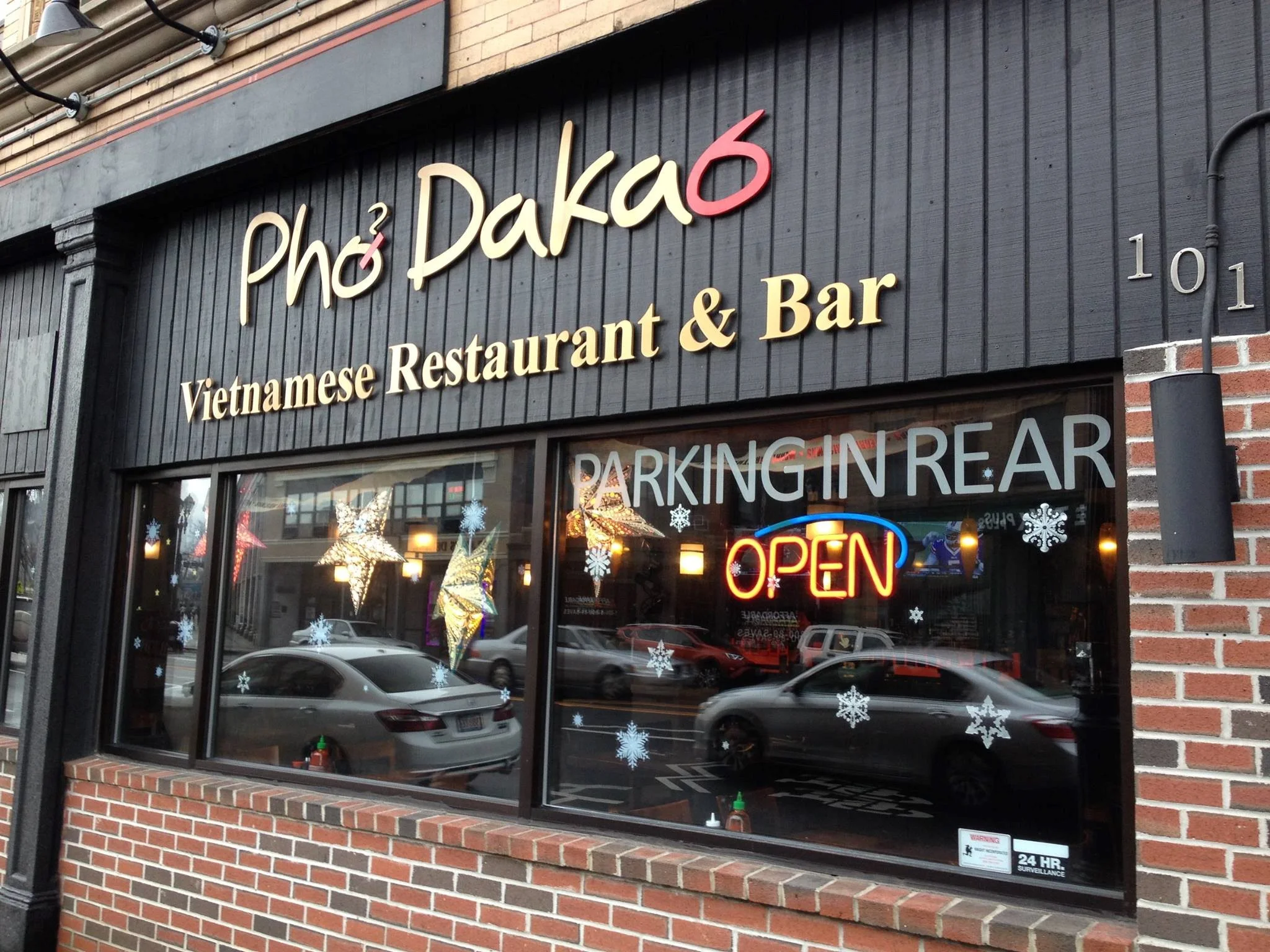 101 Concord Street - parking lot in rear or on-street Fine dining in downtown Framingham complete with an enriching ambiance!