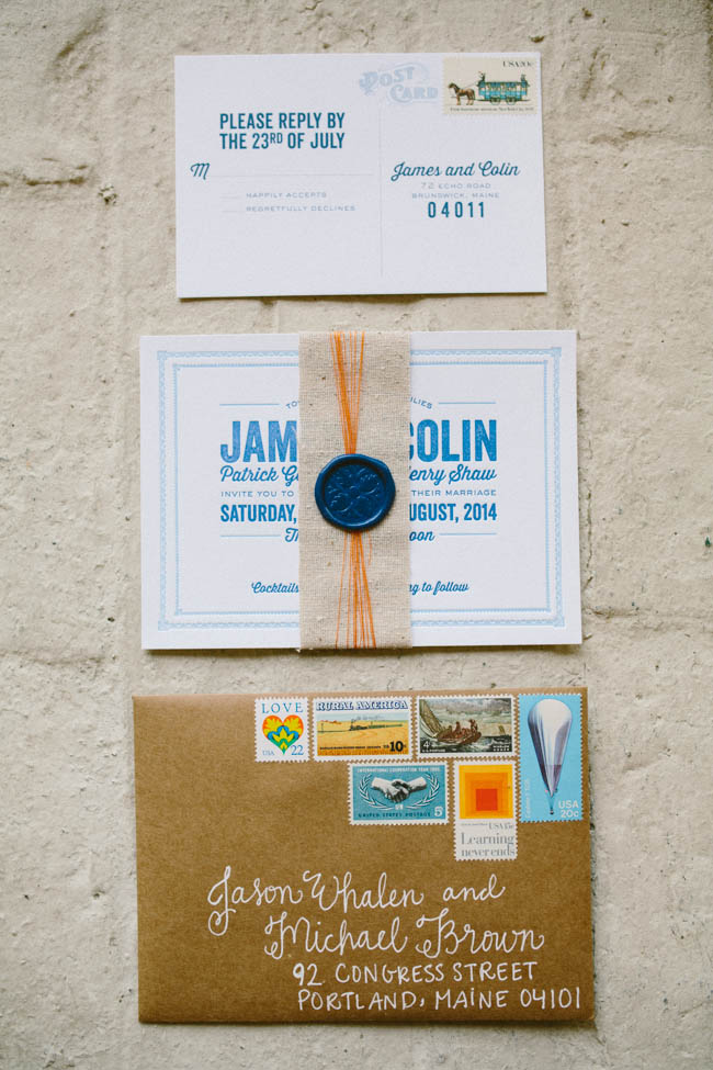 Letterpress invitations