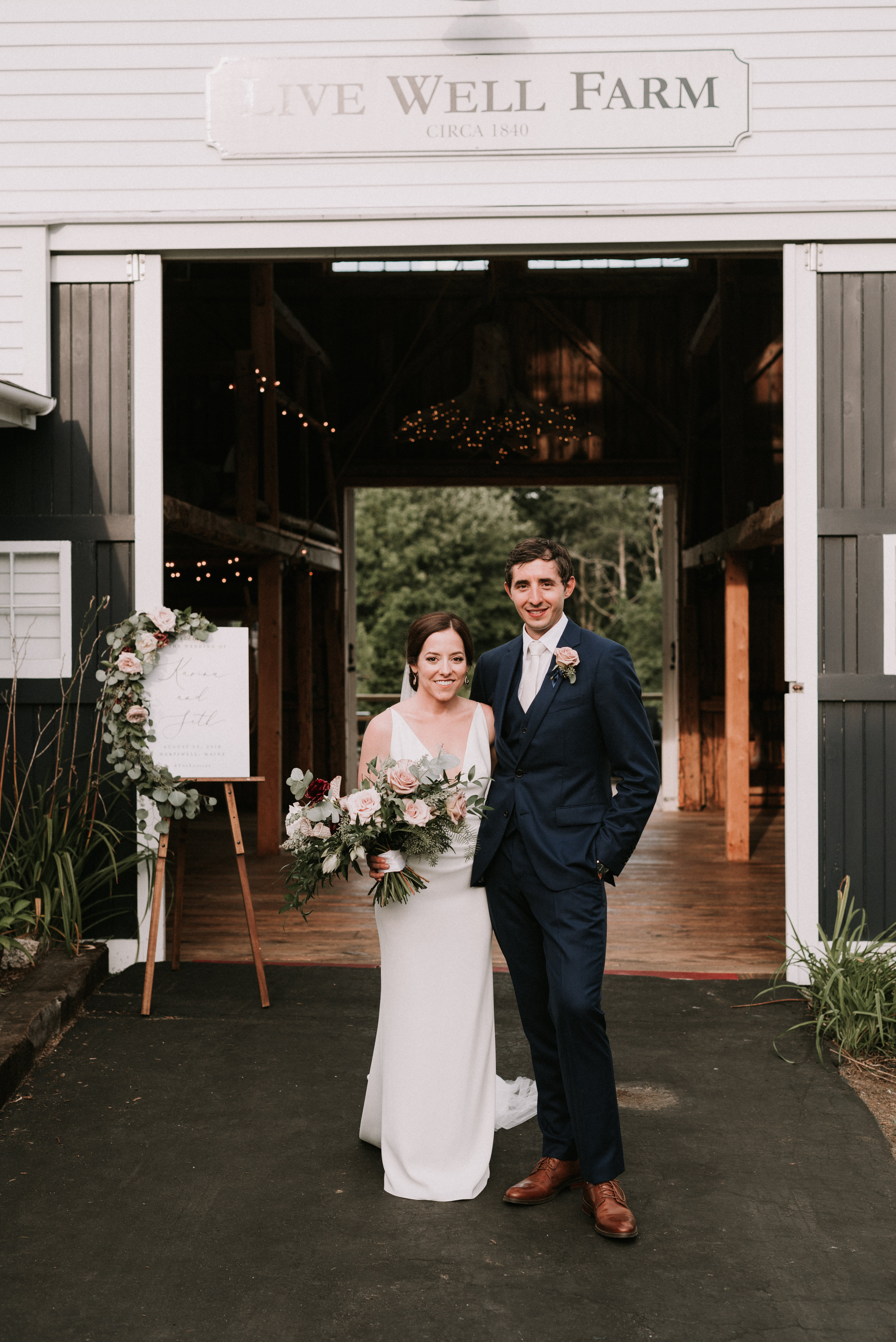 Karina and Seth at Live Well Farm