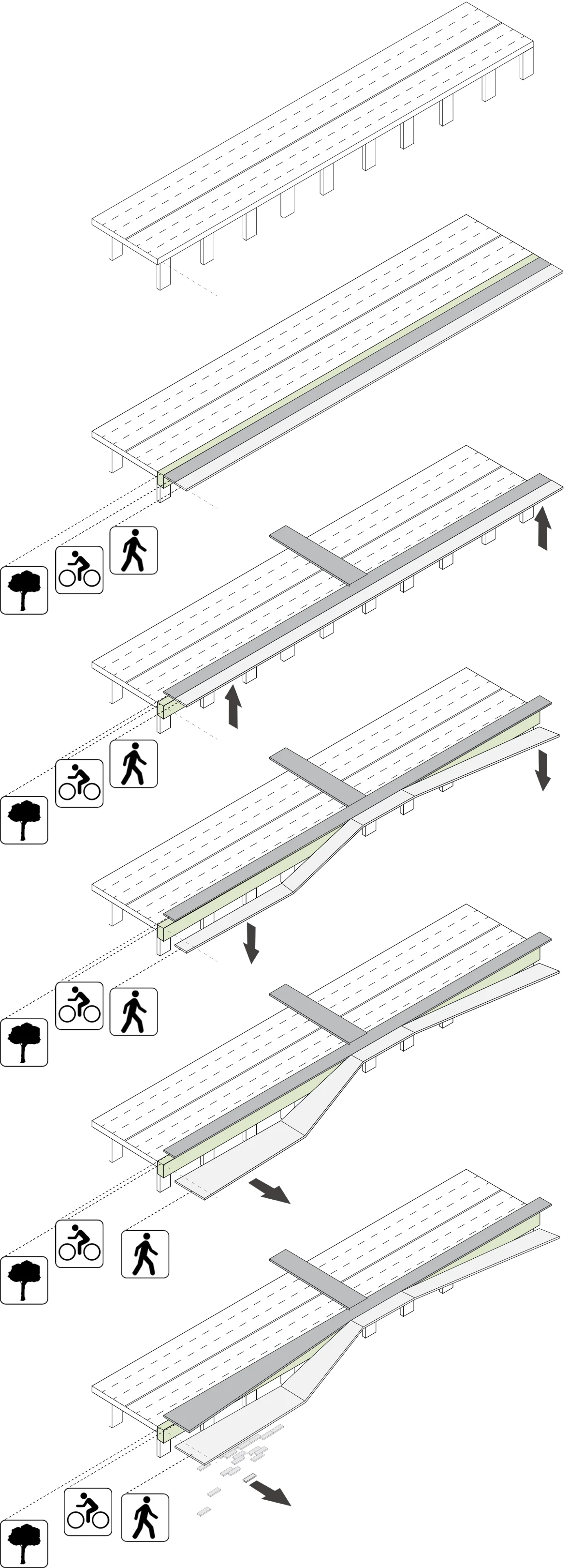  manipulating the periphery to define circulation and program 