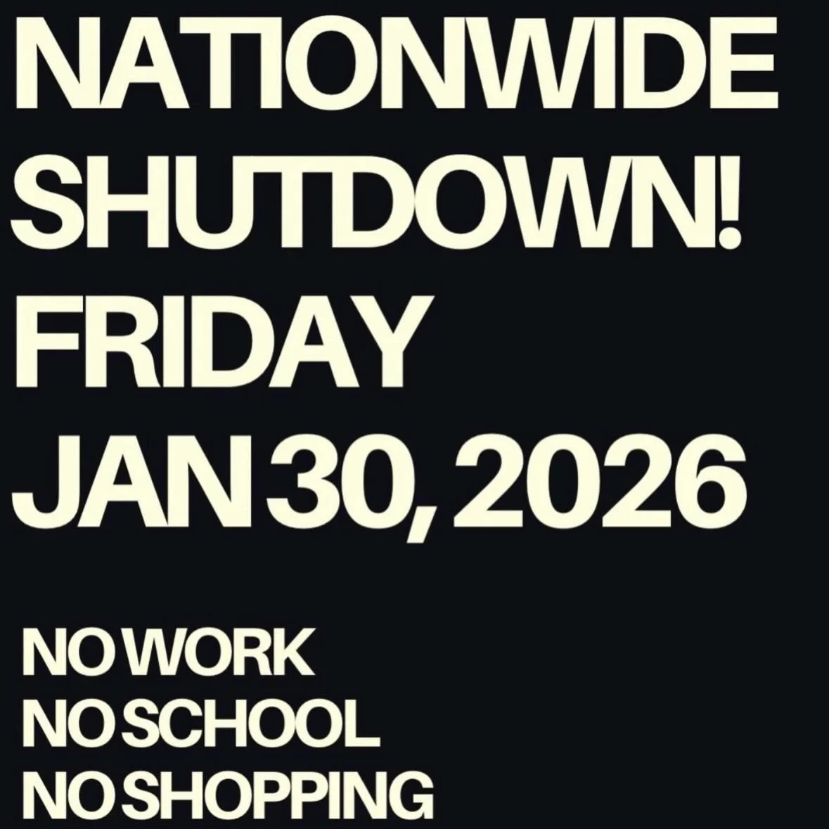 We will be closed and rescheduling all appointments tomorrow in support of a nationwide strike day. 

Want to join us? https://nationalshutdown.org