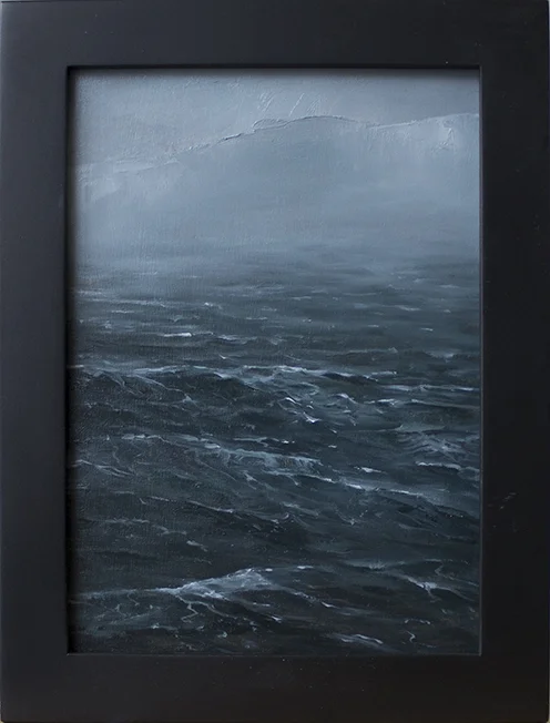 "Heart Lines"  Oil Painting (5"x7"framed)