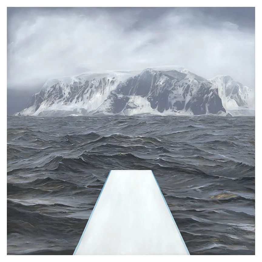 NEW "COLD PLUNGE" 16"x16" Signed LIMITED EDITION PRINT