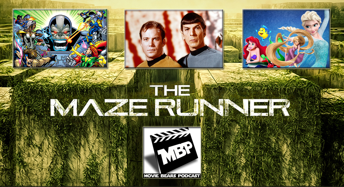 MBP e96 - 'The Maze Runner' (9/25/14) This week the guys tackle 'The Maze Runner,' the new young-adult-novel-turned-action-movie about a maze...with people running through it. If you're on the fence, the bears give some advice on seeing this one before diving into spoilers. Click through to view!