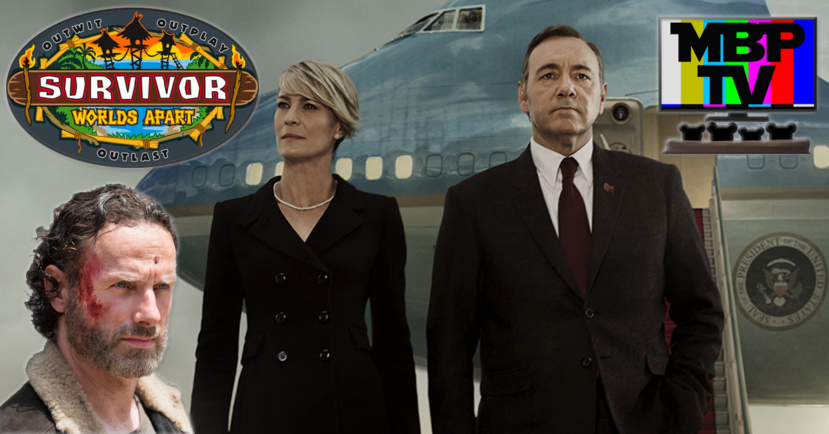 MBP TV e34 - House of Cards, Walking Dead, and Survivor (3/6/15) MBP TV is back with reviews of new episodes of 'House of Cards,' 'The Walking Dead,' and 'Survivor!' As usual, the bears heavily spoil the plots so be warned! Click through to view.