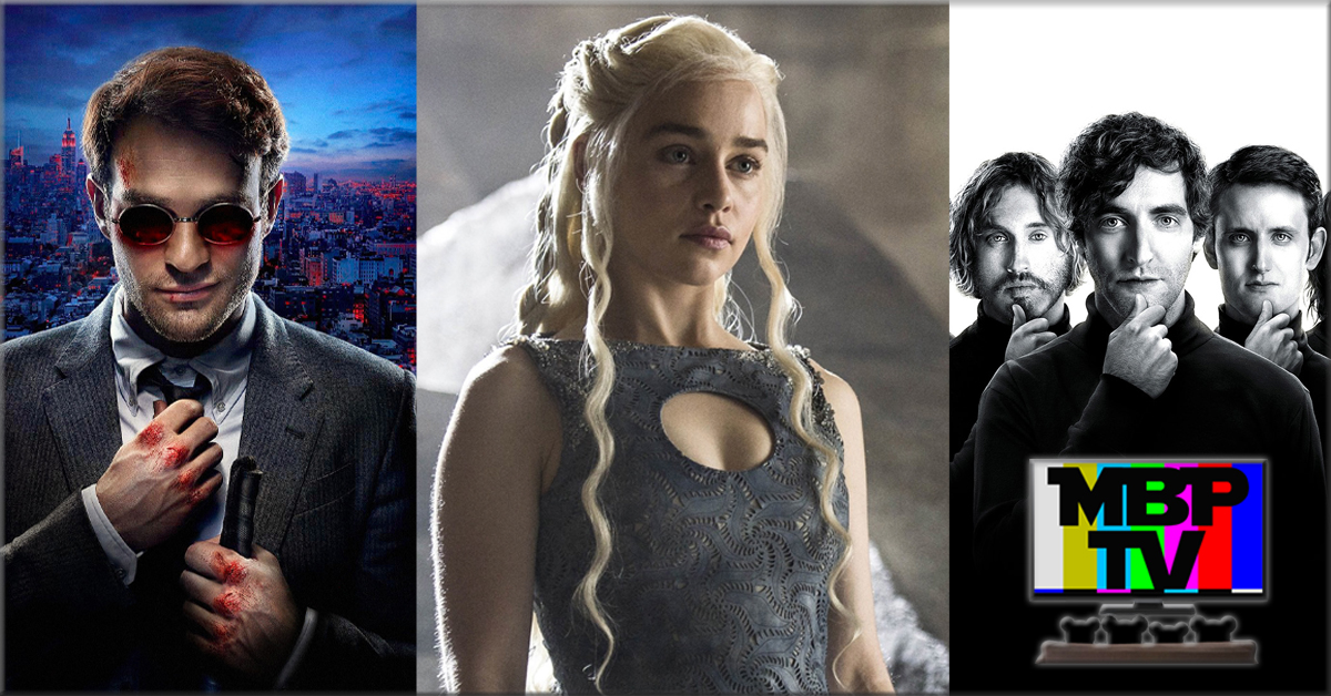 MBP TV e37 - Game of Thrones, Daredevil, and Silicon Valley (4/17/15) On this week's MBP TV, the bears review the premiere episodes of 'Game of Thrones,' 'Daredevil,' and 'Silicon Valley.' Click through to view!