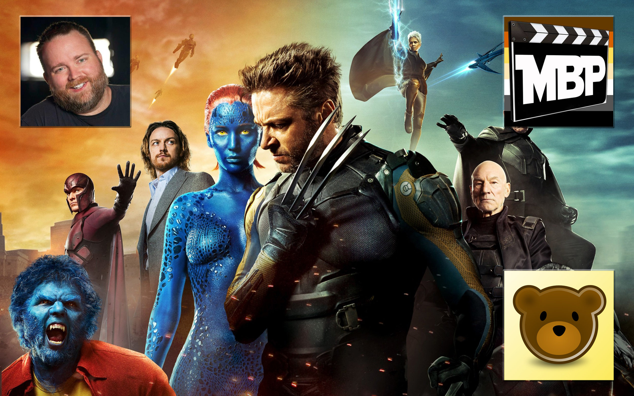 MBP e79 - 'X-Men: Days of Future GROWLr' (5/30/14) Special guest Coley Cummiskey - creator and CEO of the popular bear networking app GROWLr - joins the guys this week to review the newest X-Men flick from director Bryan Singer. Click through to listen!