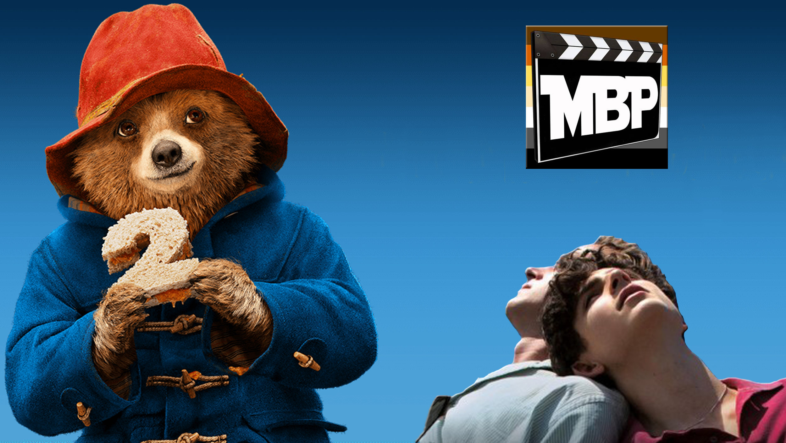MBP e268 - 'Paddington 2' and 'Call Me By Your Name' (1/26/18)  This week, our podcast has four bears - Brad, Jim, Will, and Paddington - as we review 'Paddington 2.' We also check in with LGBTQ coming-of-age story 'Call Me By Your Name,' which has …
